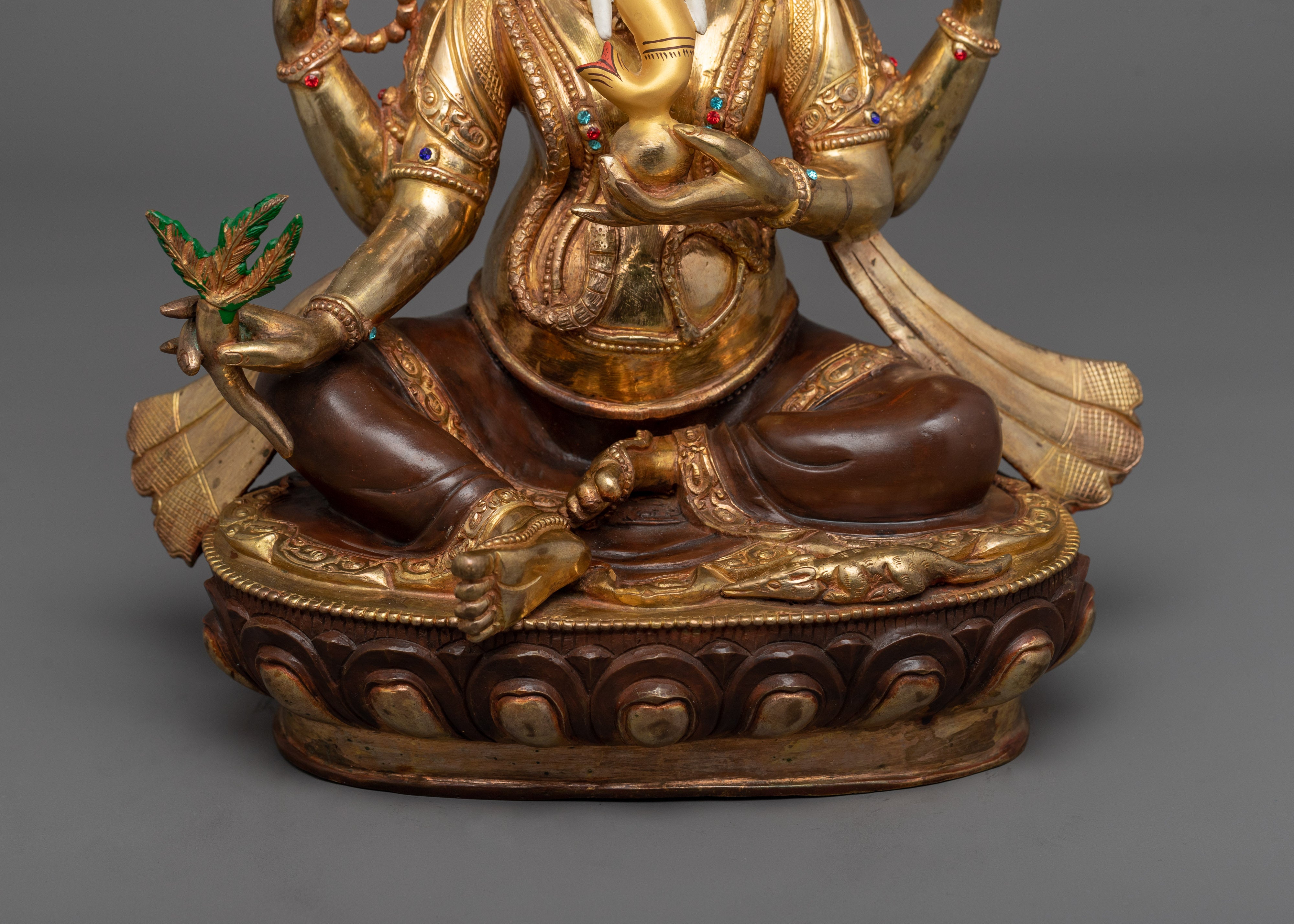 Elephant Headed Hindu Deity Ganesha | Himalaya Nepal Lord Ganpati Idol