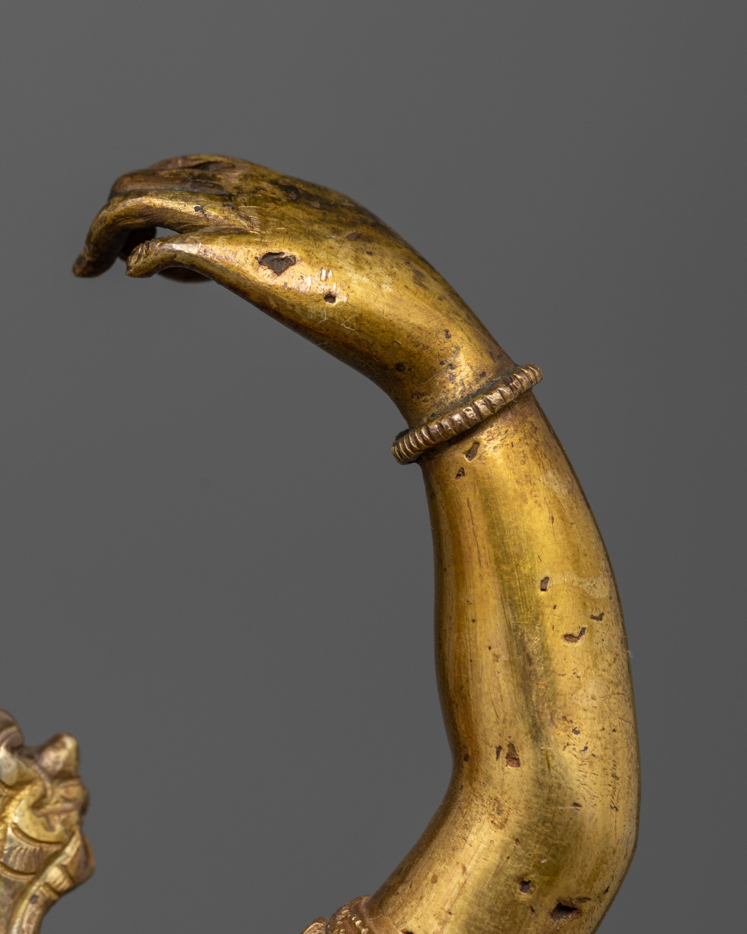 Handcrafted Standing Mayadevi Sculpture | Buddhist Art for Serenity and Devotion