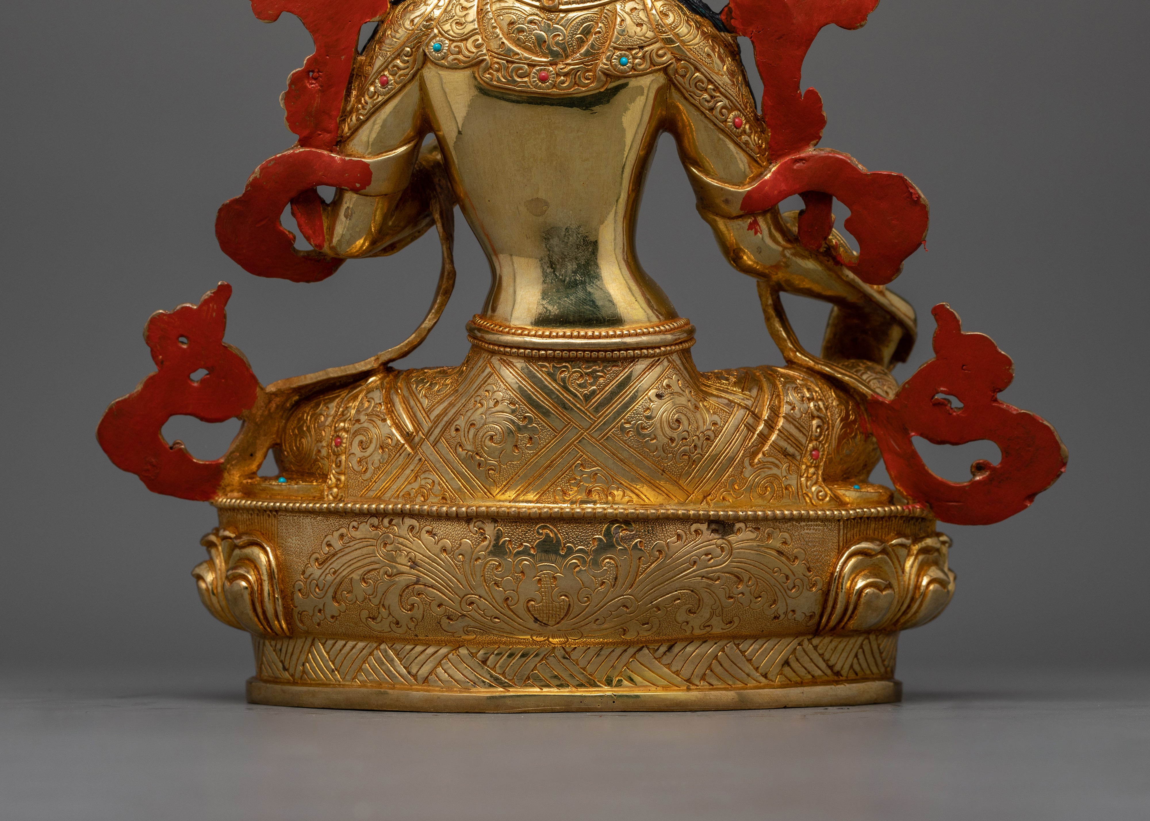 Buddhist Jetsun Dolma Green Tara Sculpture | Compassionate and Protective Buddha