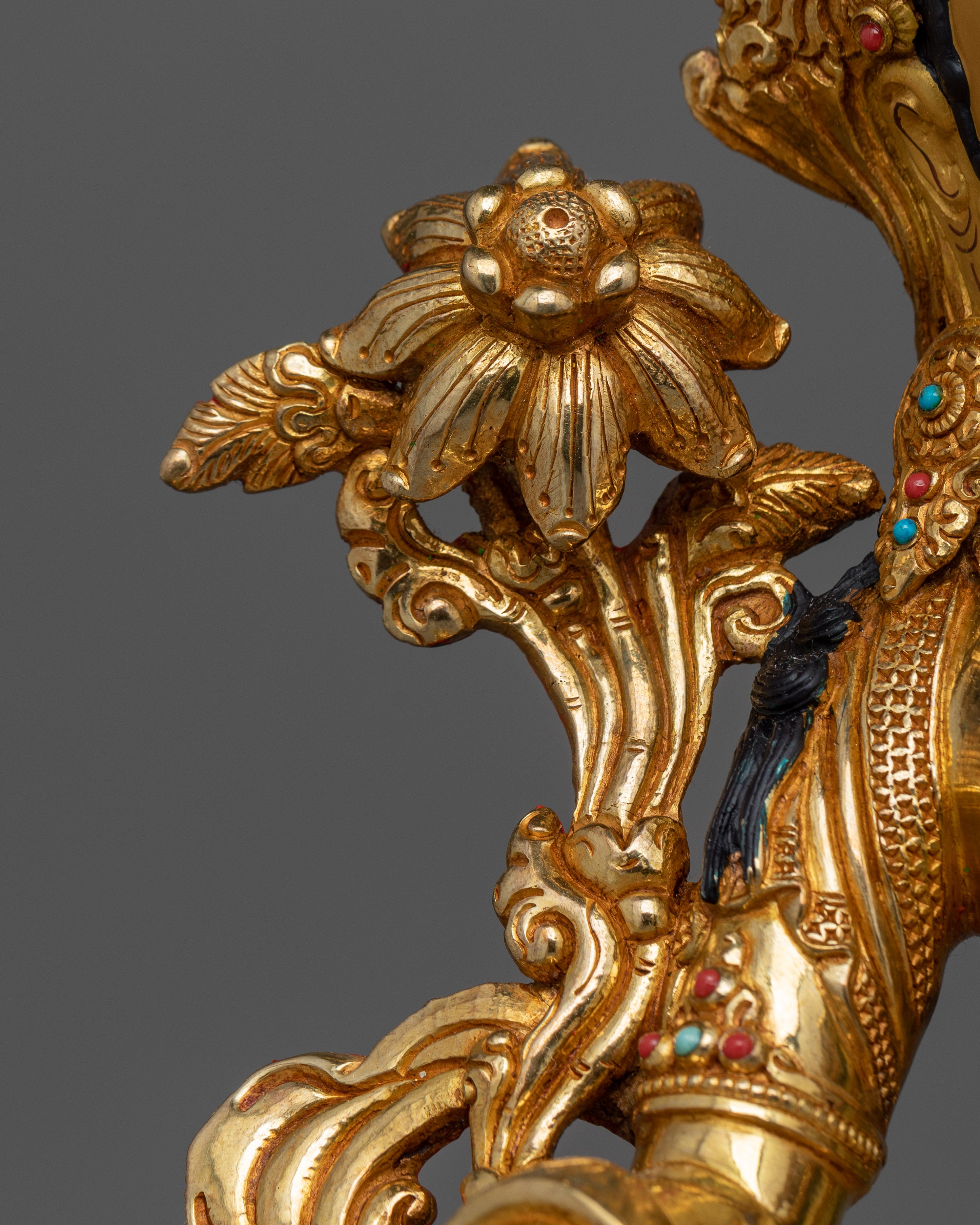 Buddhist Jetsun Dolma Green Tara Sculpture | Compassionate and Protective Buddha