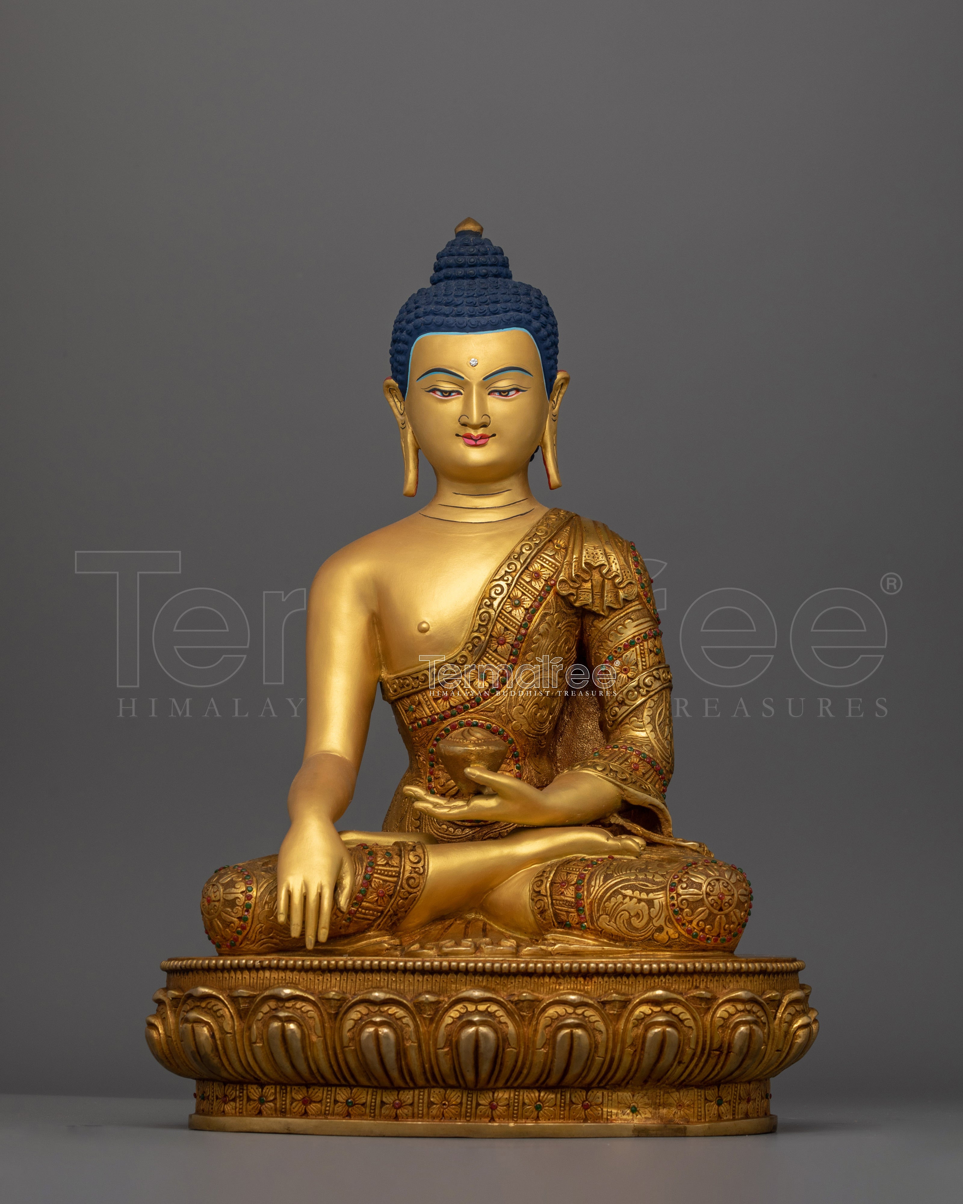 Lord Shakyamuni Buddha "Founder of Buddhism" Statue | Handmade Buddhist Altar Decor