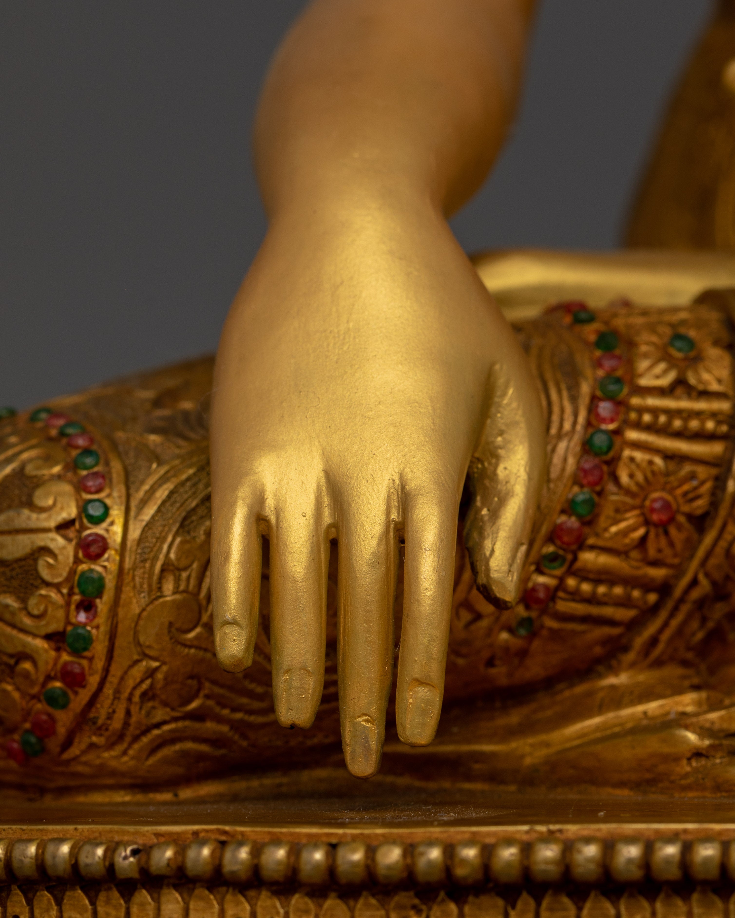 Lord Shakyamuni Buddha "Founder of Buddhism" Statue | Handmade Buddhist Altar Decor