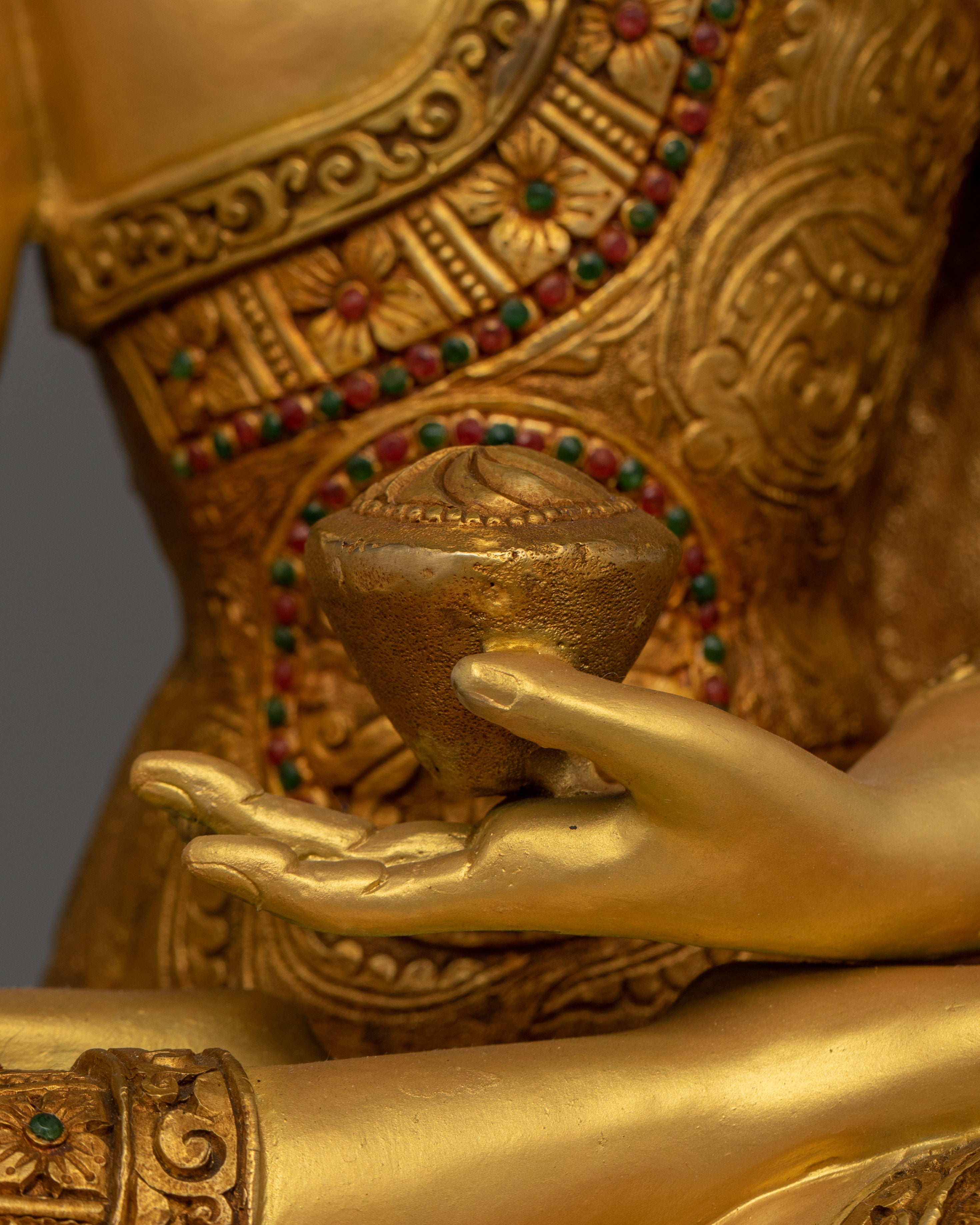 Lord Shakyamuni Buddha "Founder of Buddhism" Statue | Handmade Buddhist Altar Decor