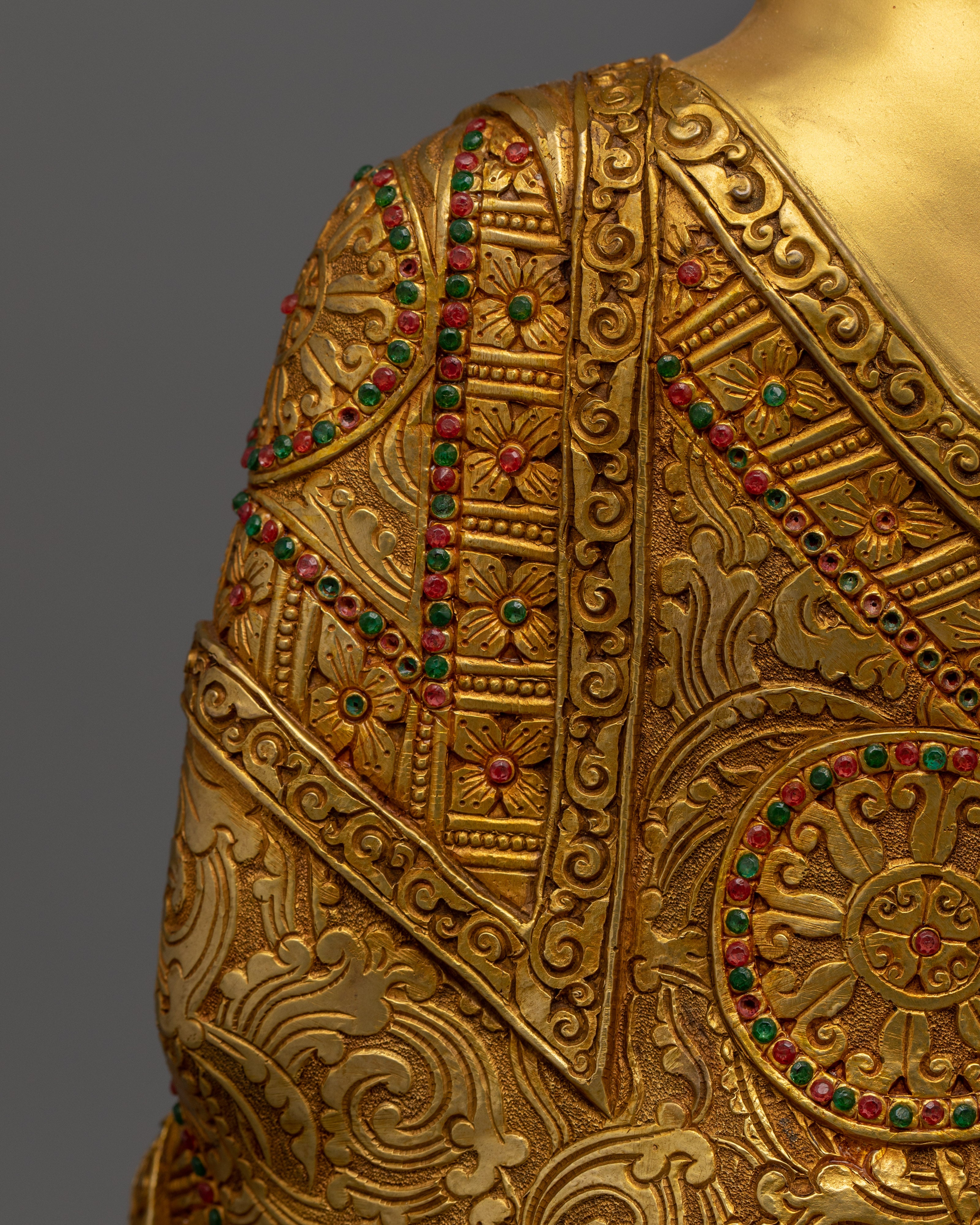 Lord Shakyamuni Buddha "Founder of Buddhism" Statue | Handmade Buddhist Altar Decor