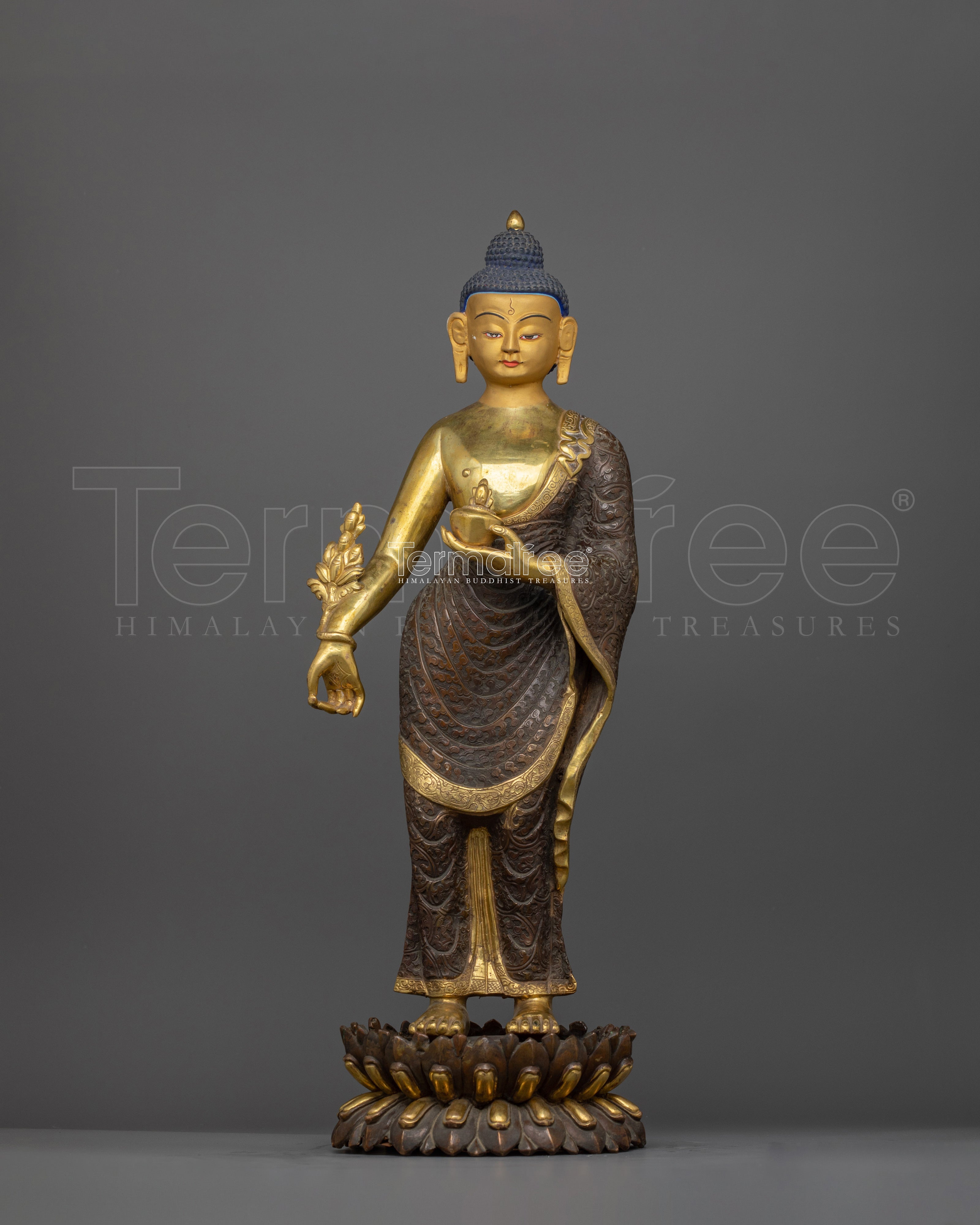 Spiritual Bhaisajyaguru Statue (Medicine Buddha) | Revered For His Healing Abilities