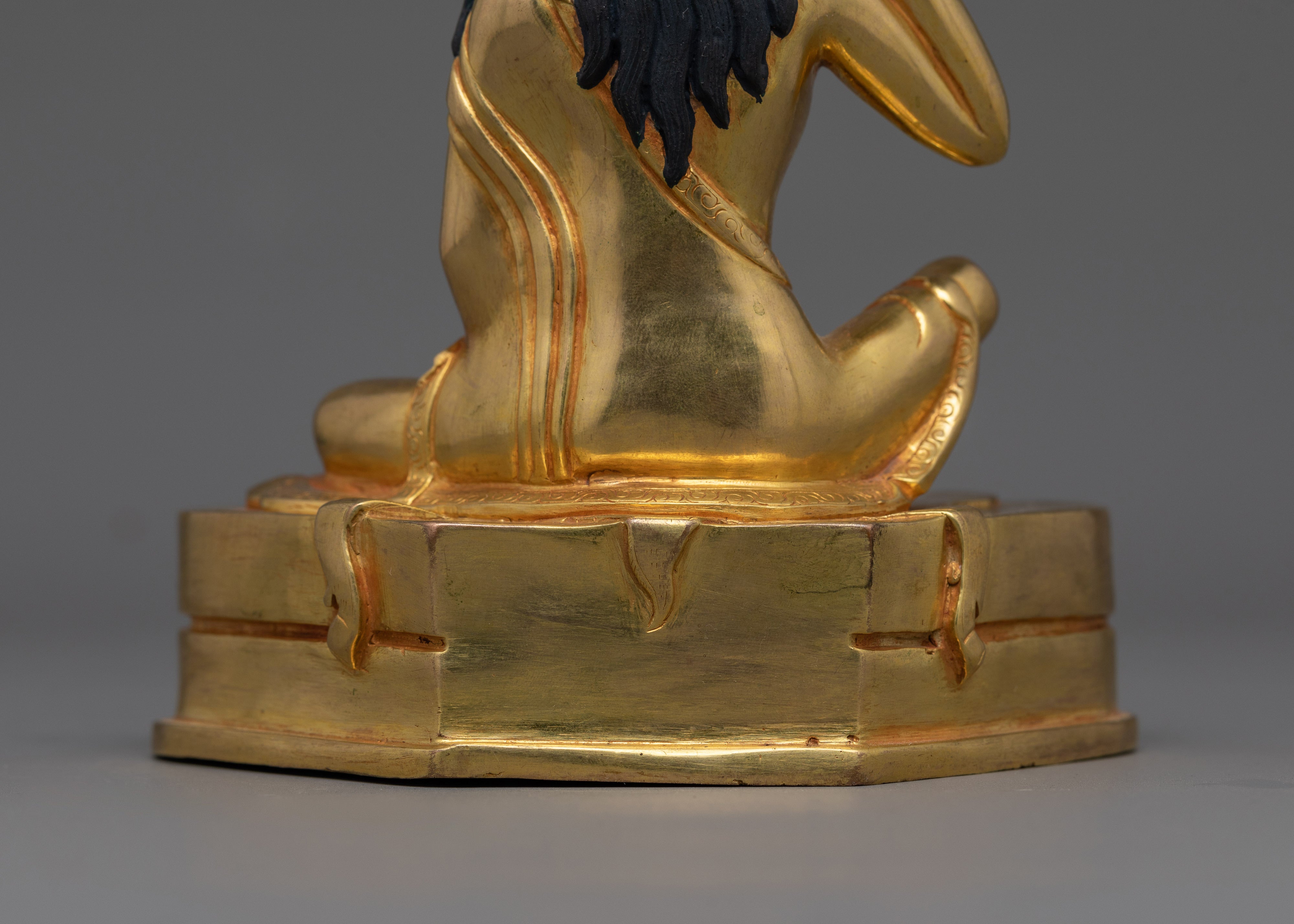 Buddhist Master Tibetan Jetsun Milarepa Sculpture | The Revered Yogi and Sage