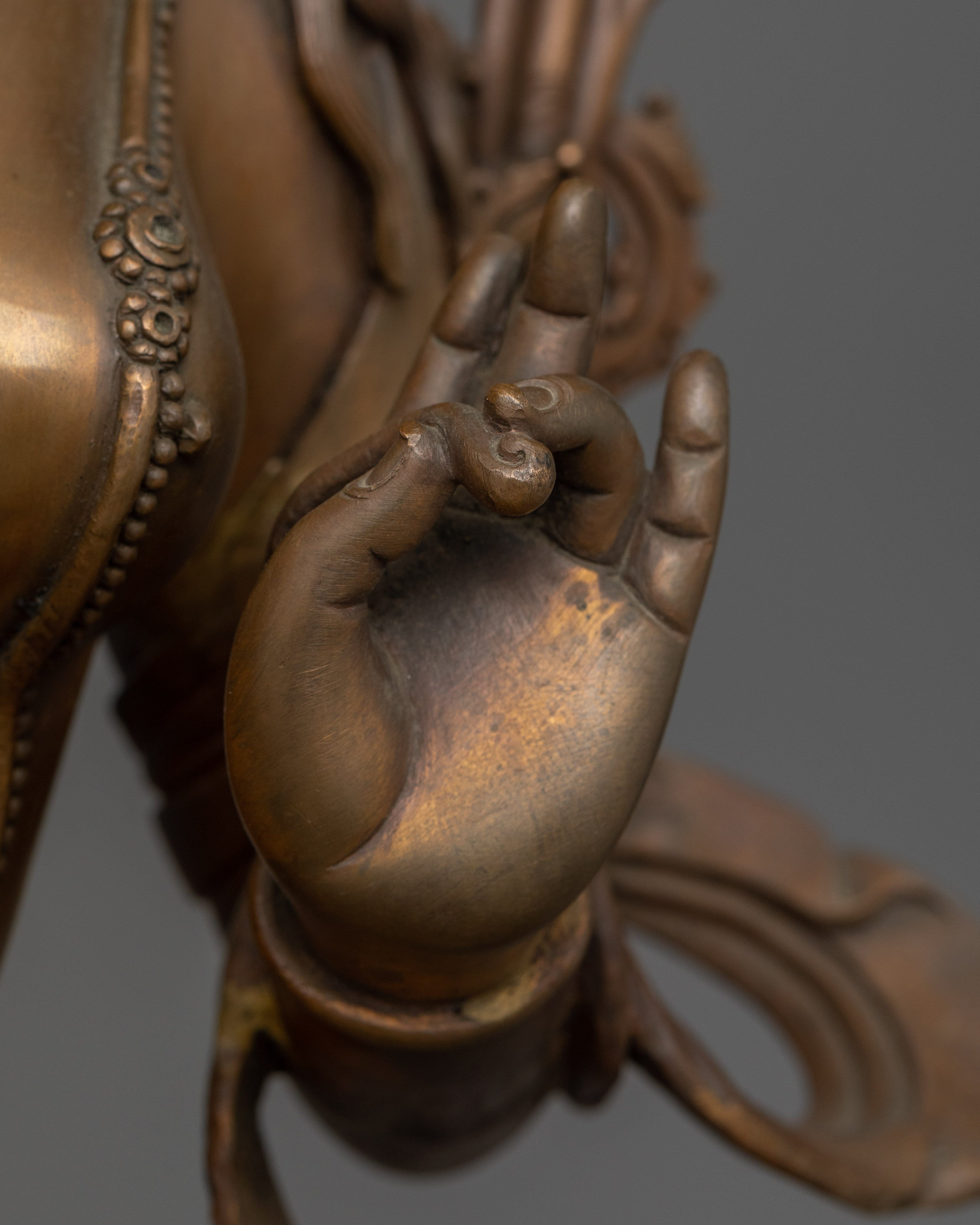 Healing Green Tara Statue for Shrine | Goddess of Compassion and Protection