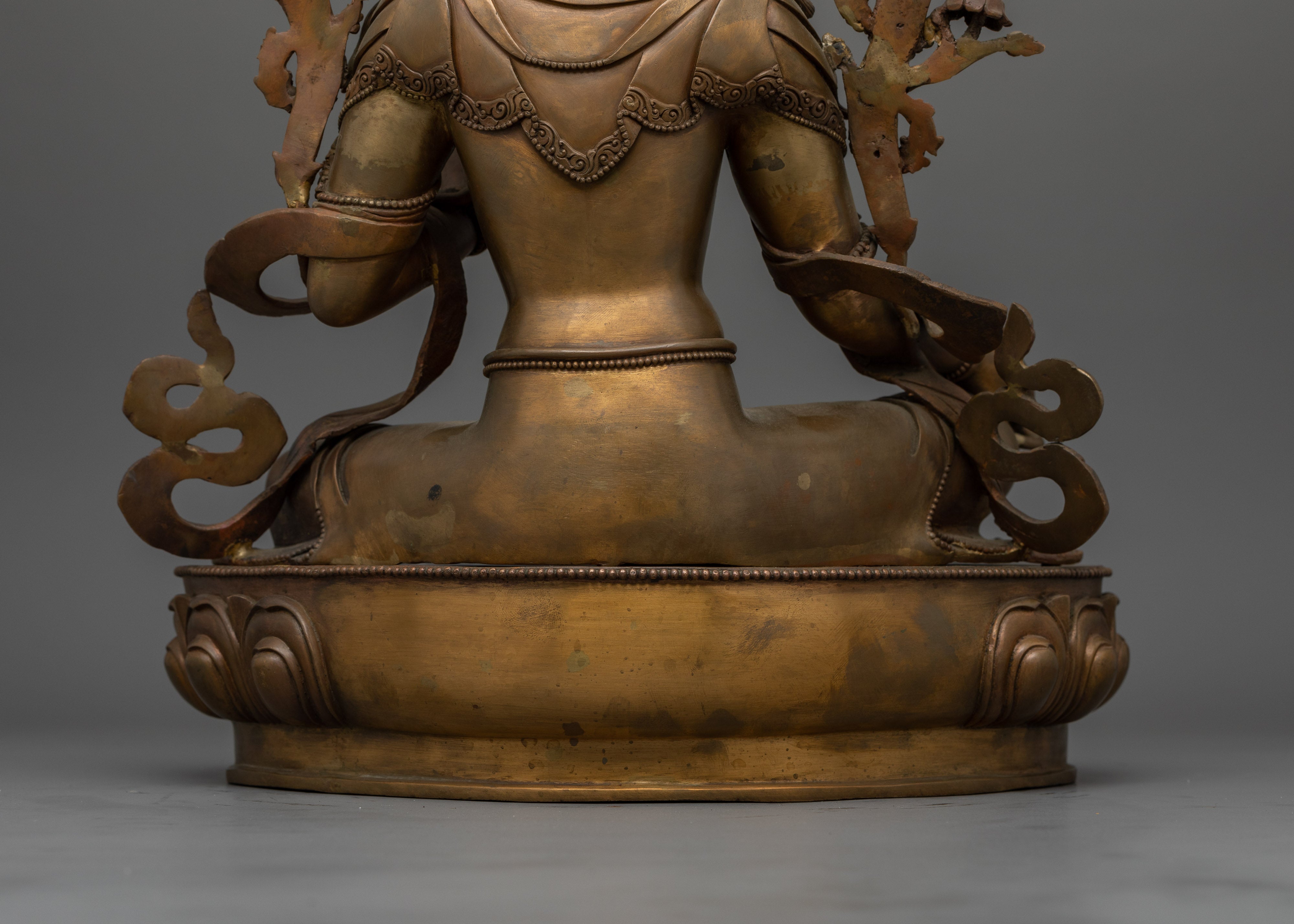 Healing Green Tara Statue for Shrine | Goddess of Compassion and Protection