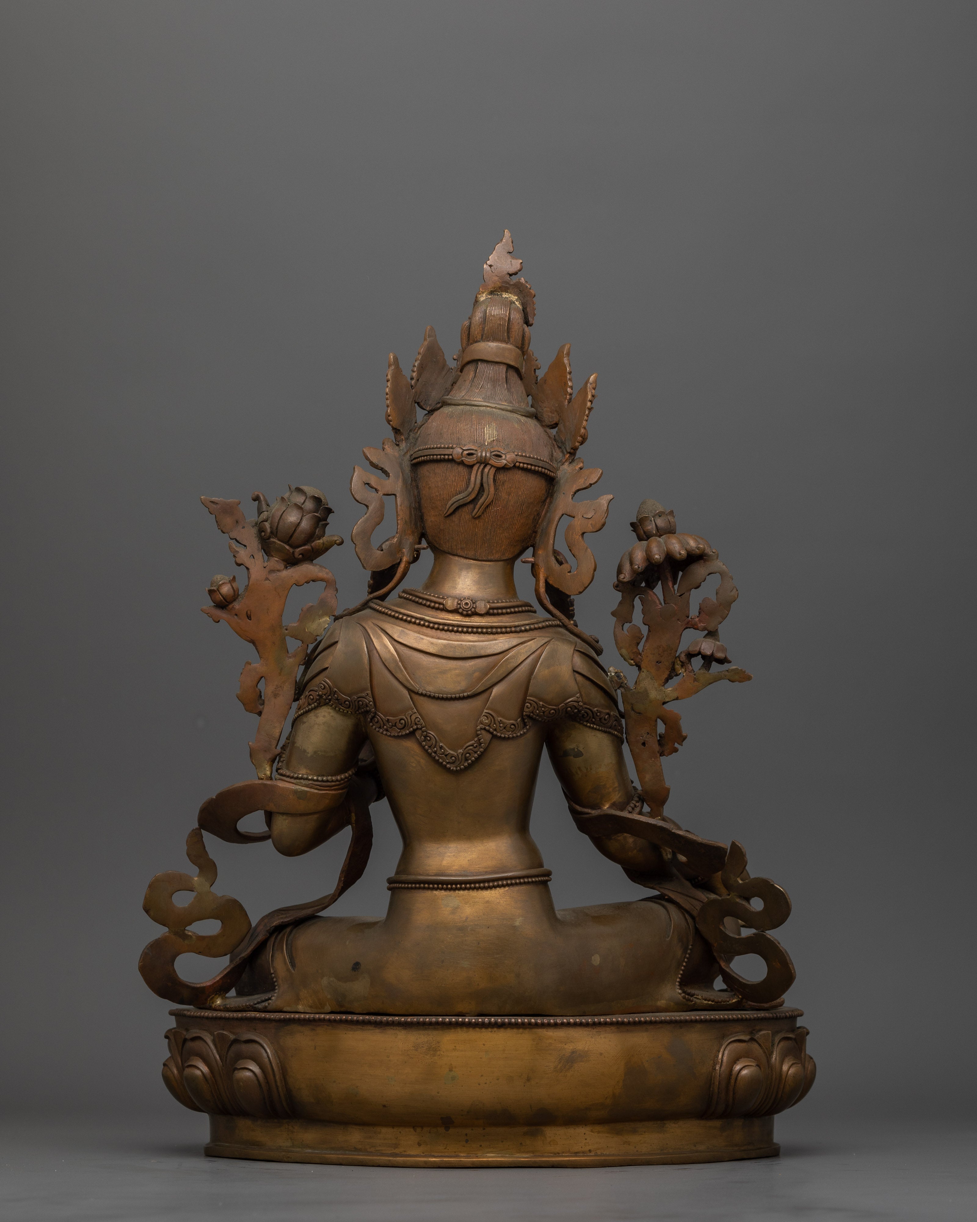 Healing Green Tara Statue for Shrine | Goddess of Compassion and Protection