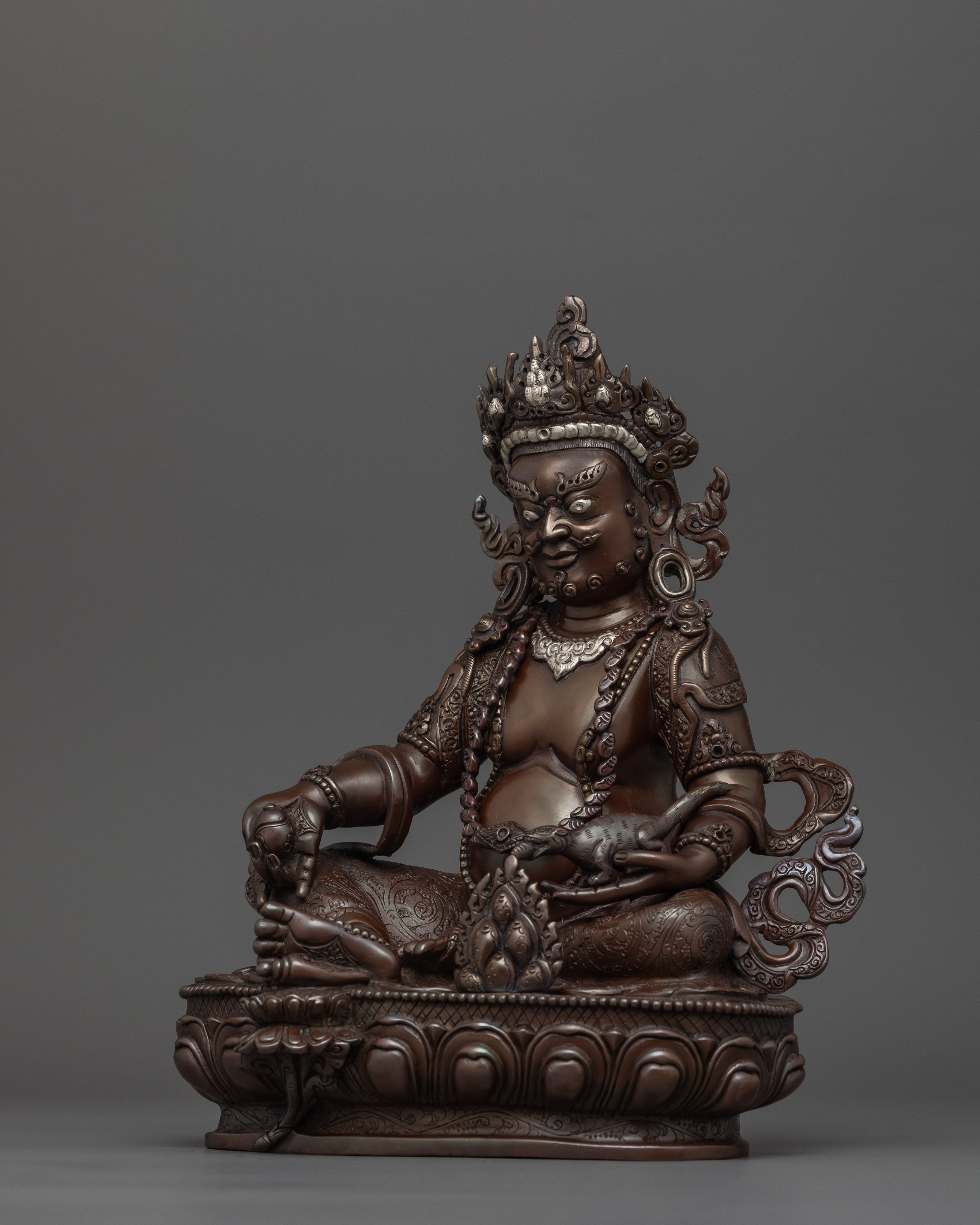 Buddhist Blessing Wealth Dzambhala Statue | Buddha of Prosperity