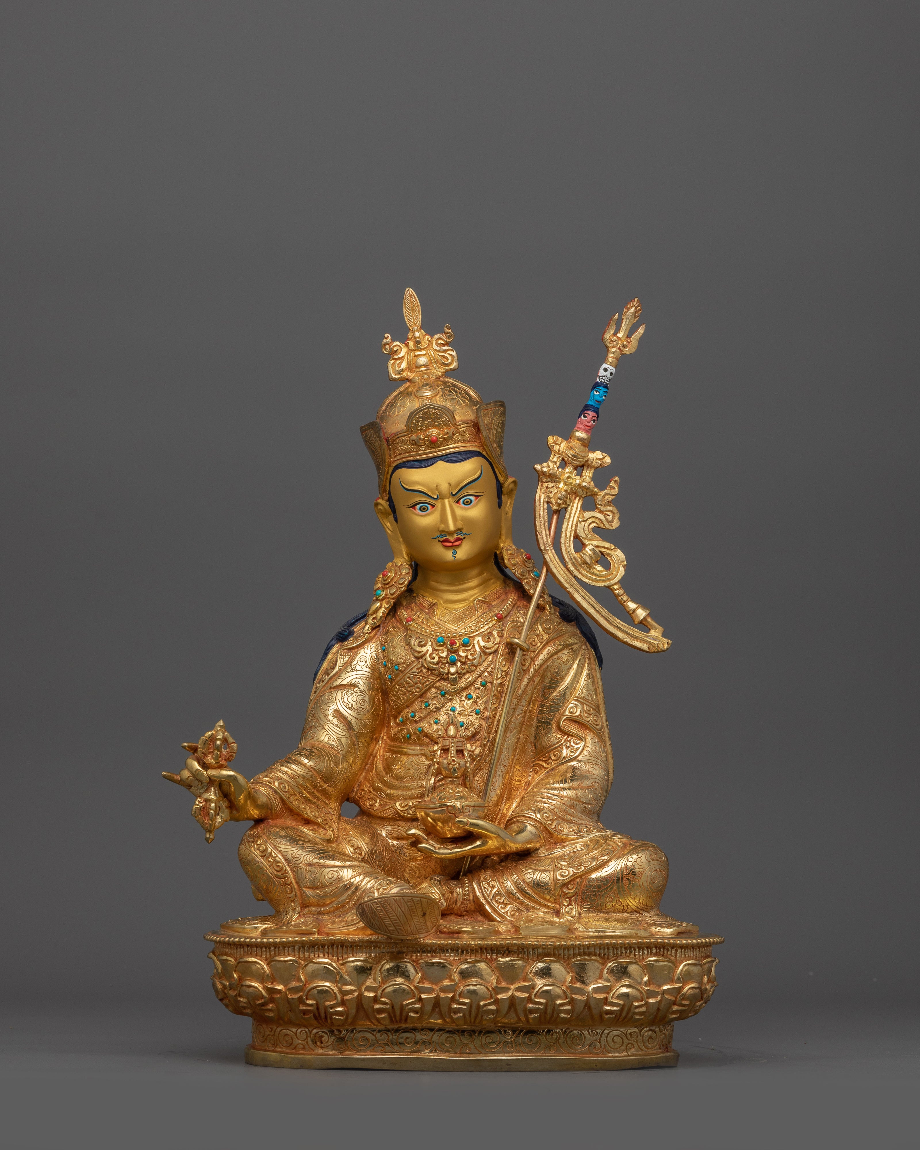 Semi-Wrathful Guru Rinpoche Tantric Master | Protector and Enlightened Guide