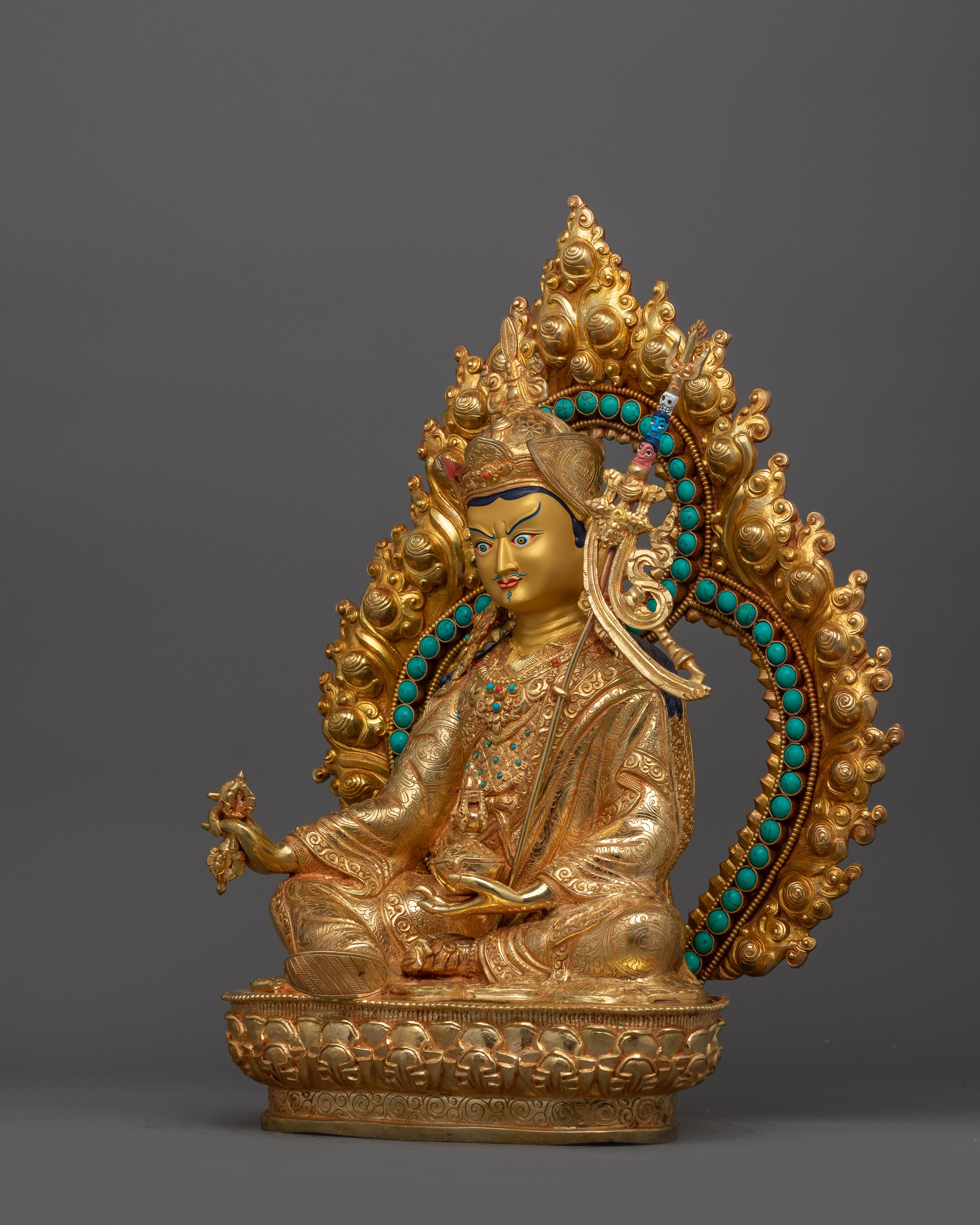 Semi-Wrathful Guru Rinpoche Tantric Master | Protector and Enlightened Guide