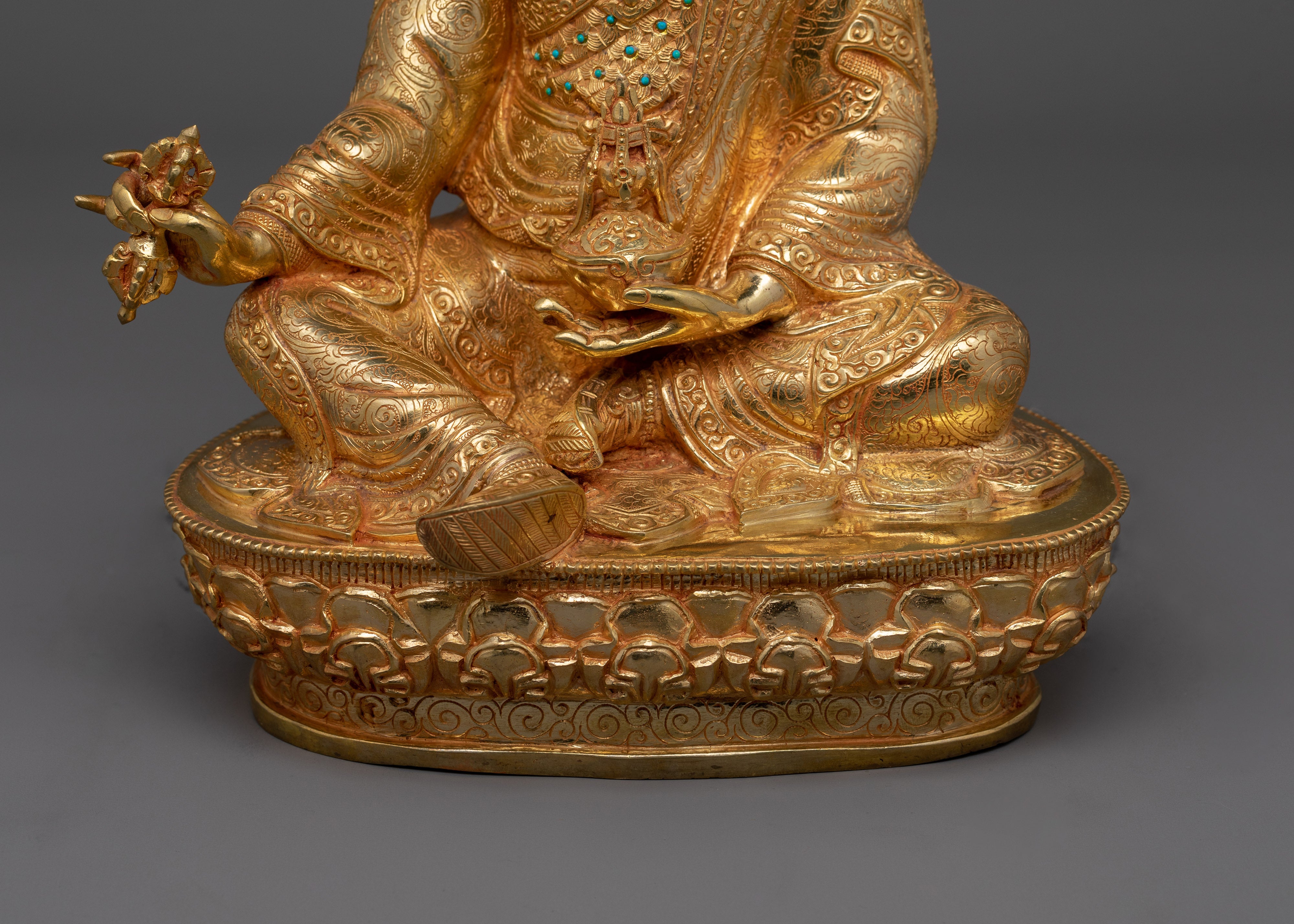 Semi-Wrathful Guru Rinpoche Tantric Master | Protector and Enlightened Guide