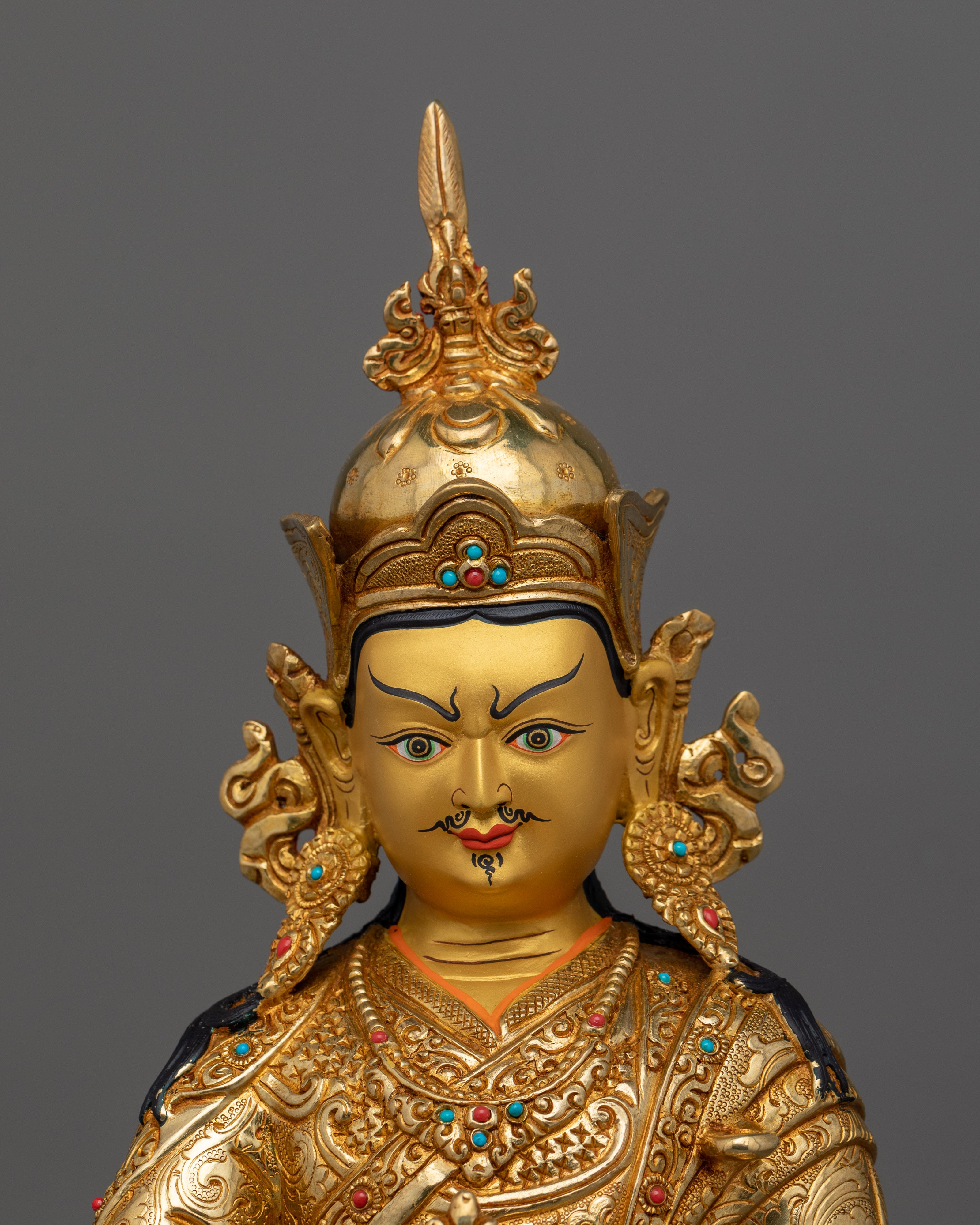 Lotus Born Guru Rinpoche Buddha Statue | Founder of Tibetan Buddhism