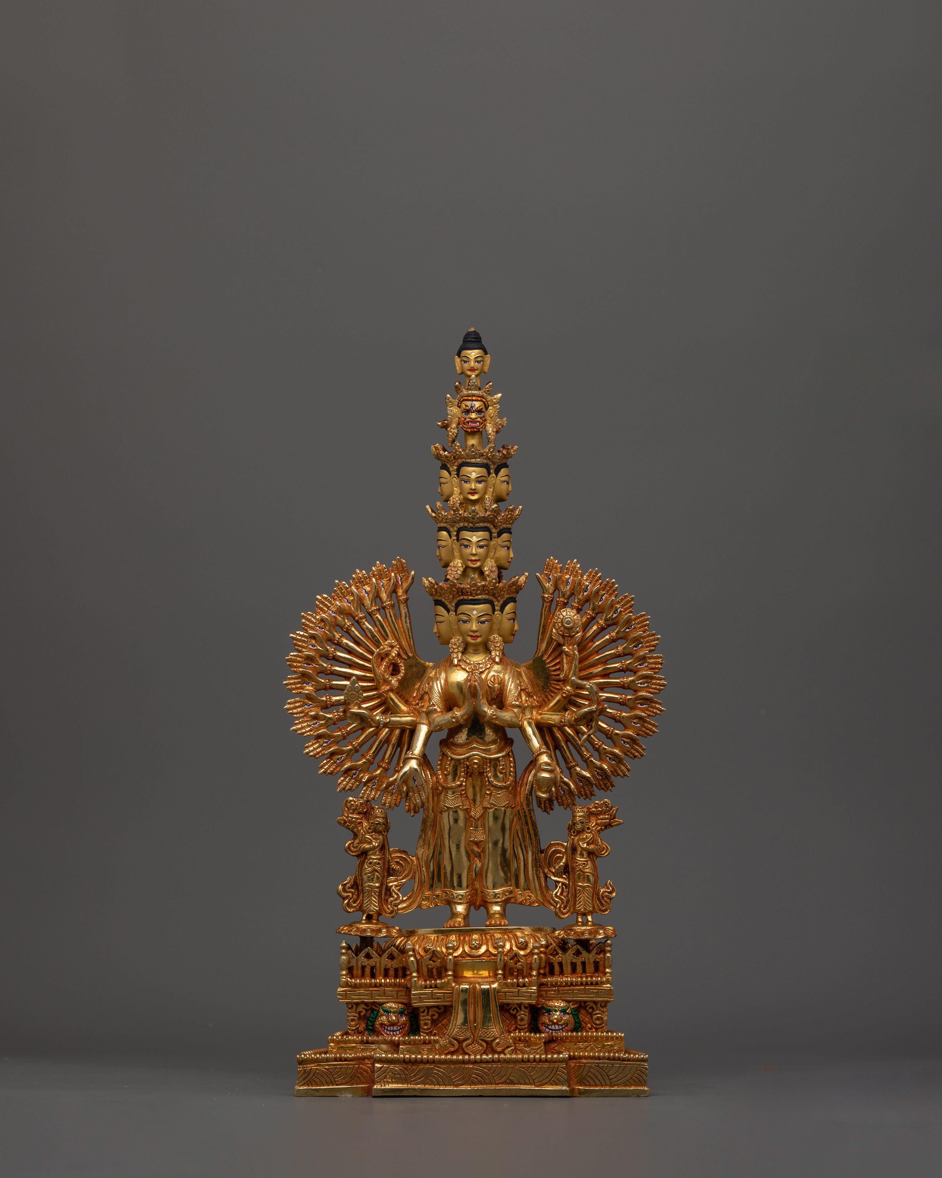 1000 Arm Chenrezig Handmade Statue | Compassionate Boddhisattva of Buddhism