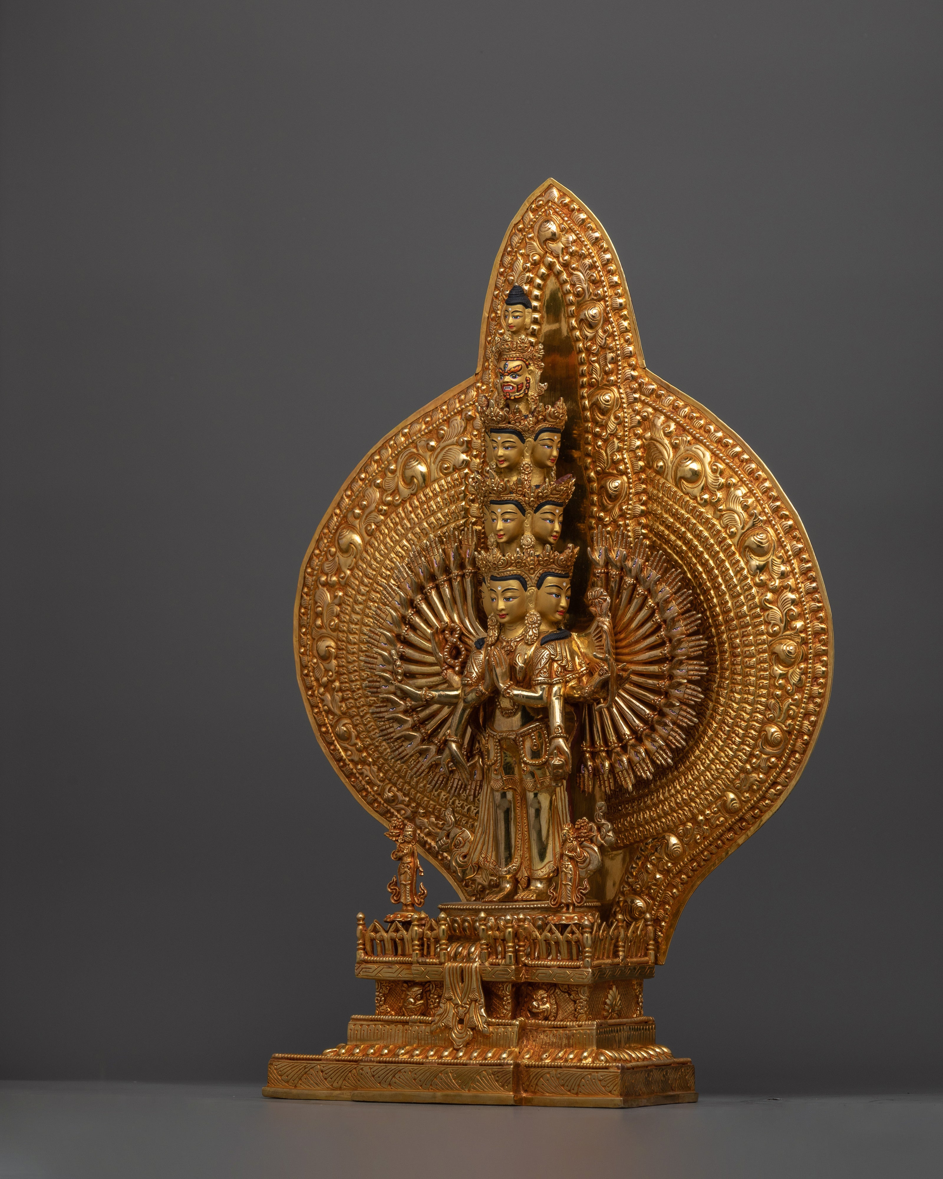 1000 Armed Chenrezig Compassionate Buddha Statue | Handmade in Nepal