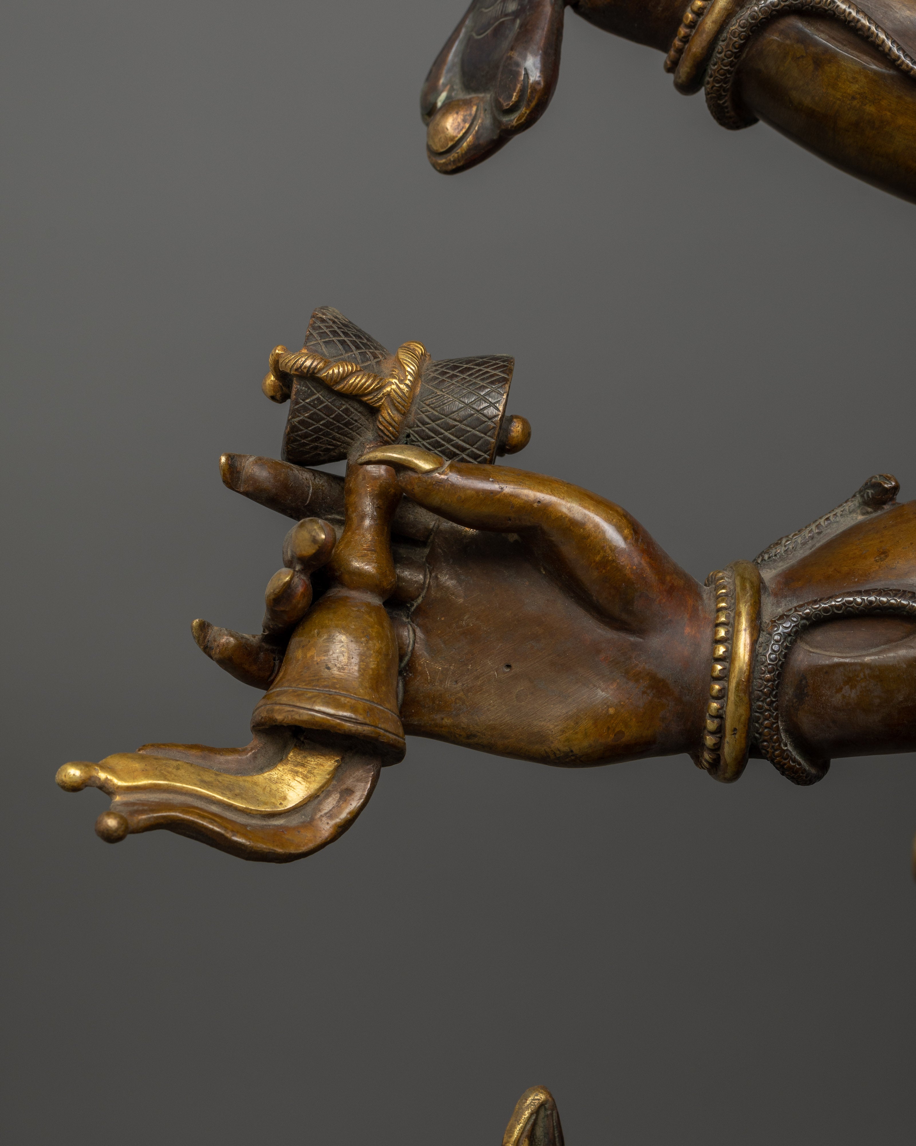 Wrathful Spiritual Six-Armed Mahakala Statue | Protector of the Dharma