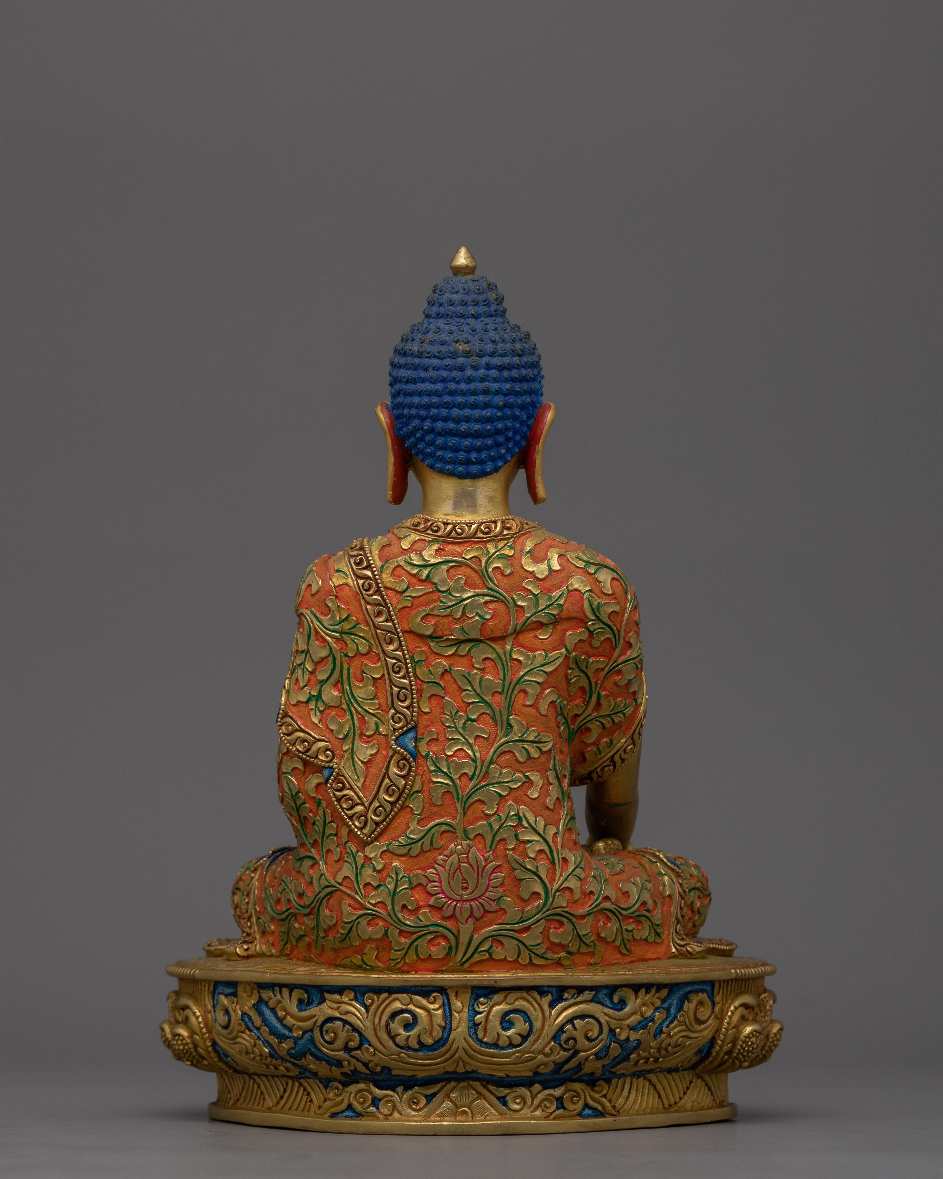 Mindfulness Siddhartha Gautama Statue | 24K Gold Gilded Buddhist Icon