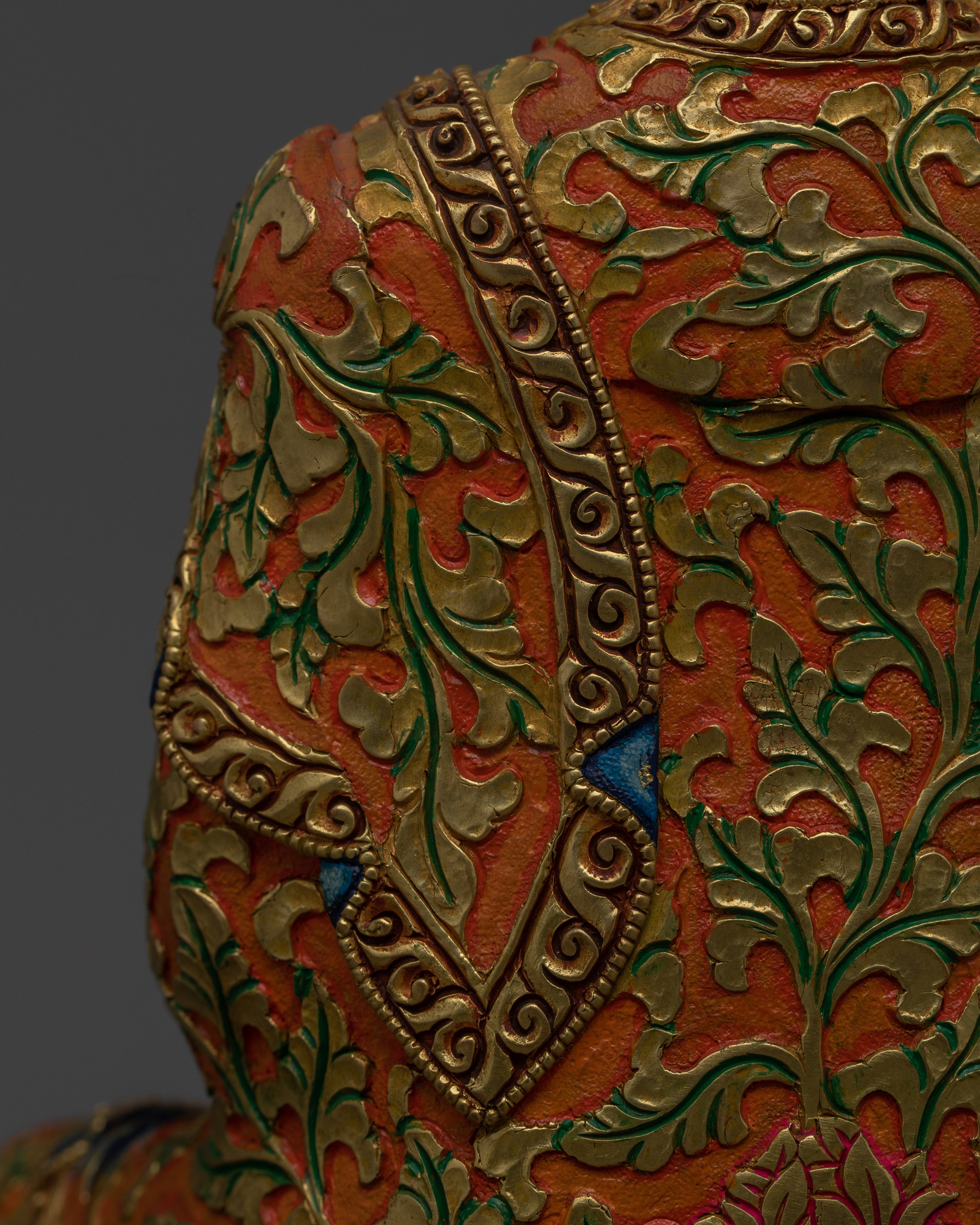 Mindfulness Siddhartha Gautama Statue | 24K Gold Gilded Buddhist Icon