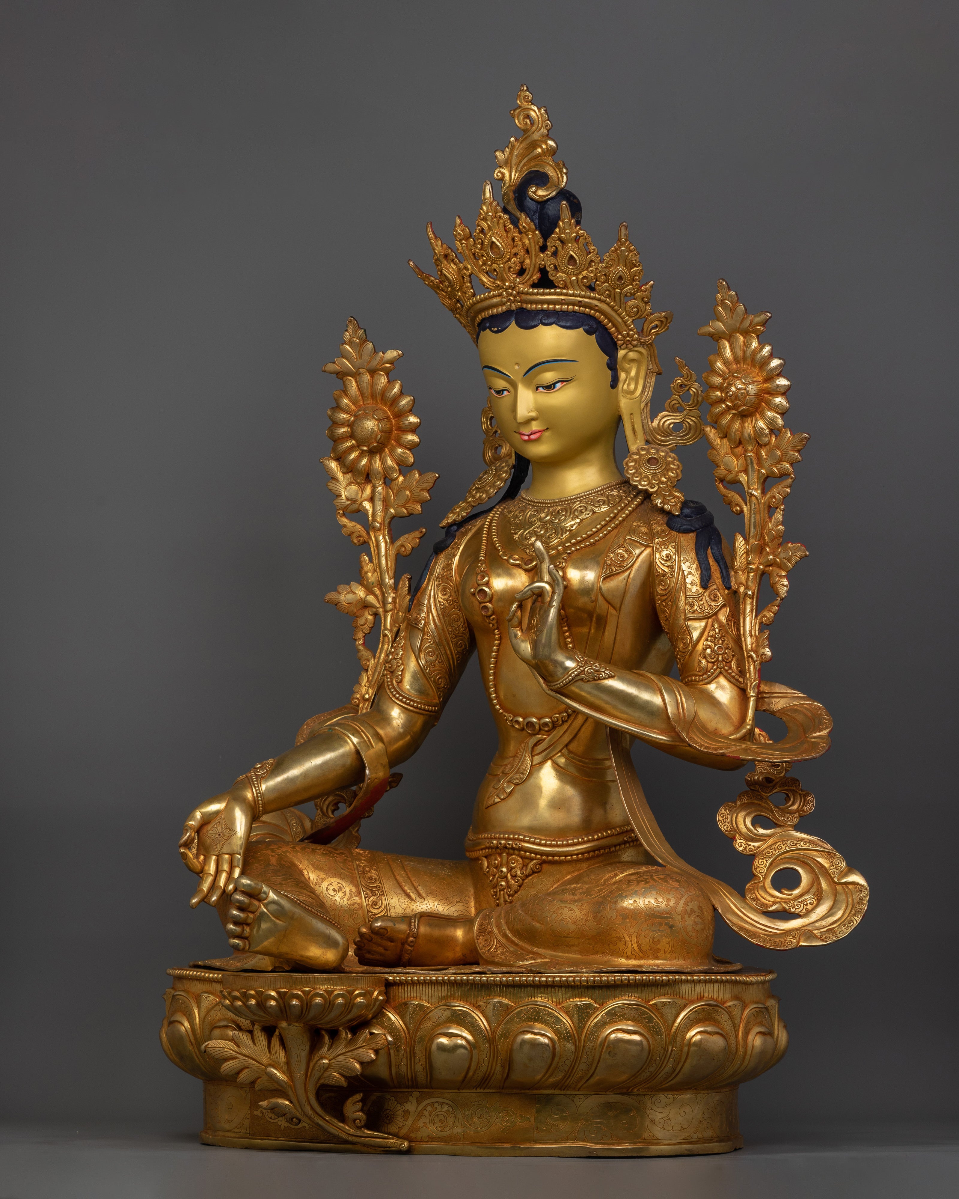 Green Tara Bodhisattva of Compassion Symbol Statue | The Swift Liberator