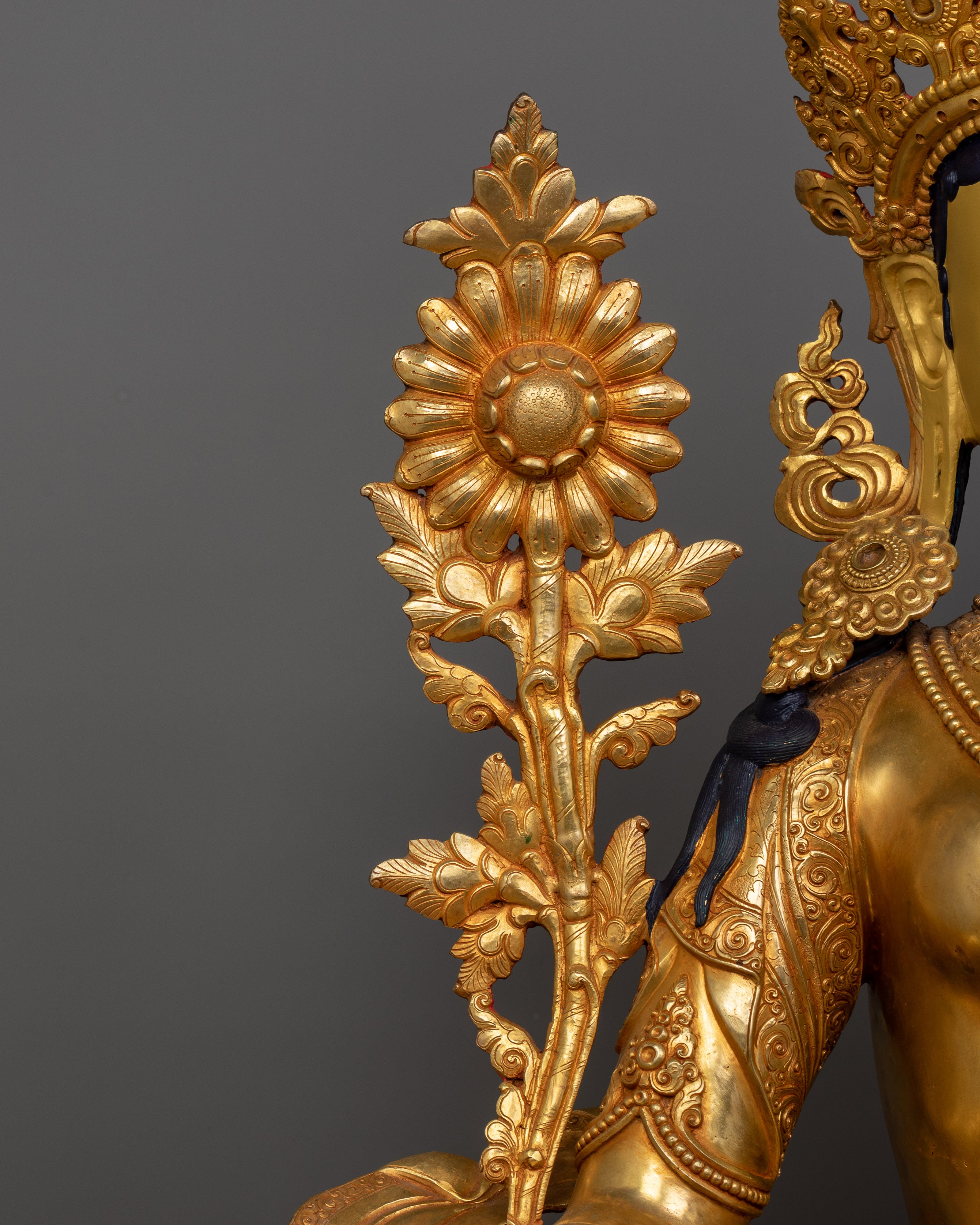 Green Tara Bodhisattva of Compassion Symbol Statue | The Swift Liberator