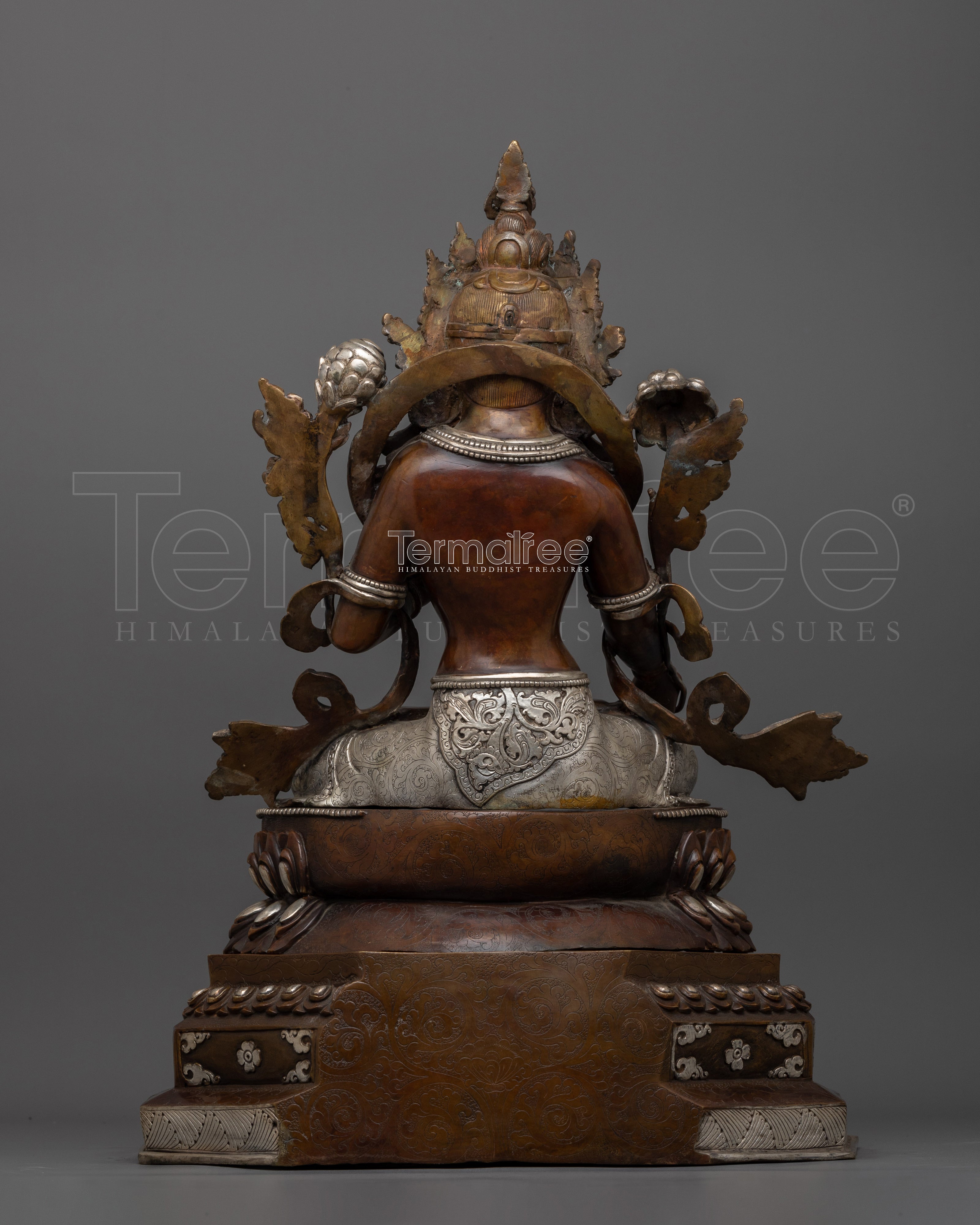 White Tara The Deity of Longevity Altar Sculpture | Symbol of Enlightened Compassion