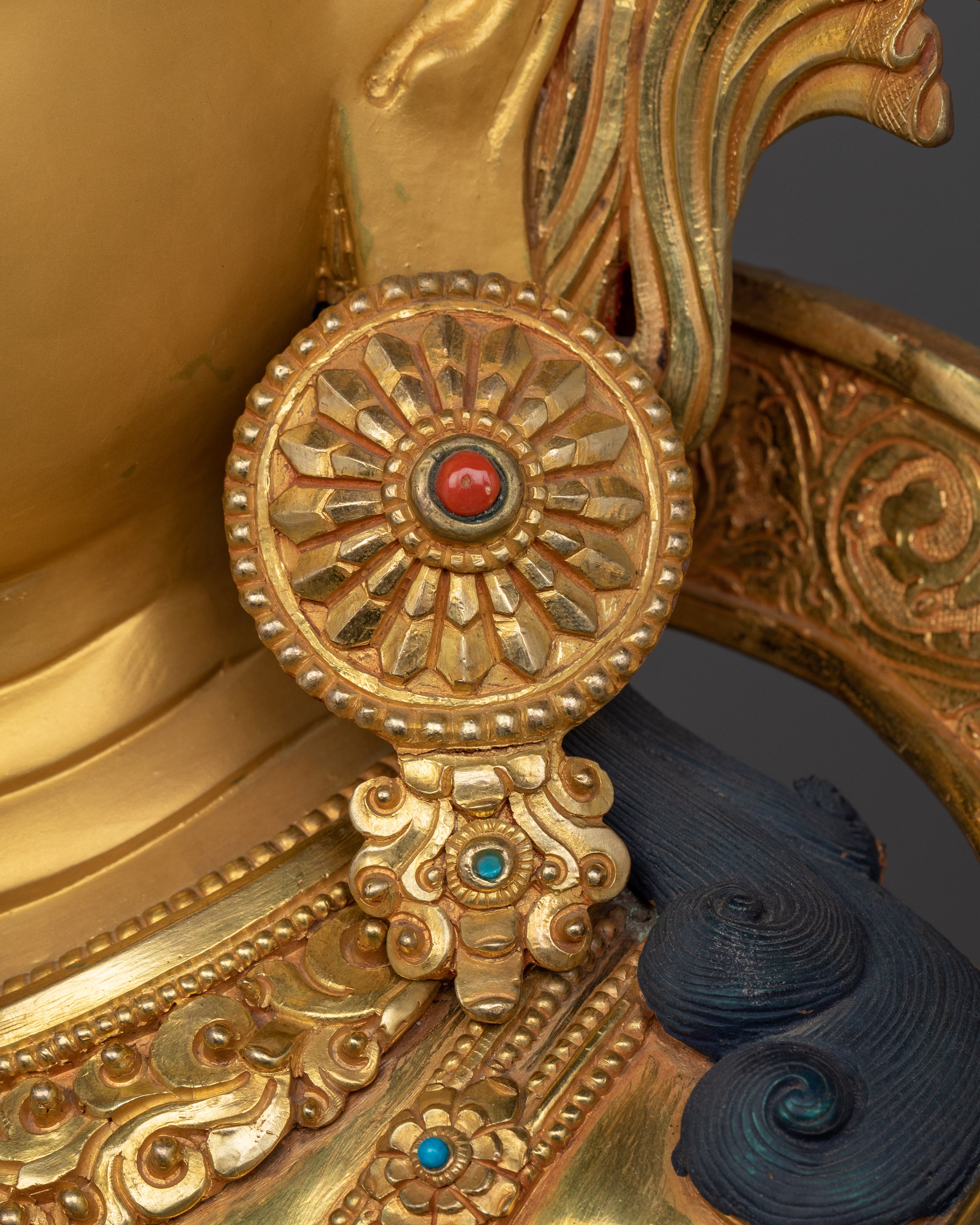 32.3 Inch Large Green Tara Statue for Dharma | The Female Buddha in Buddhism