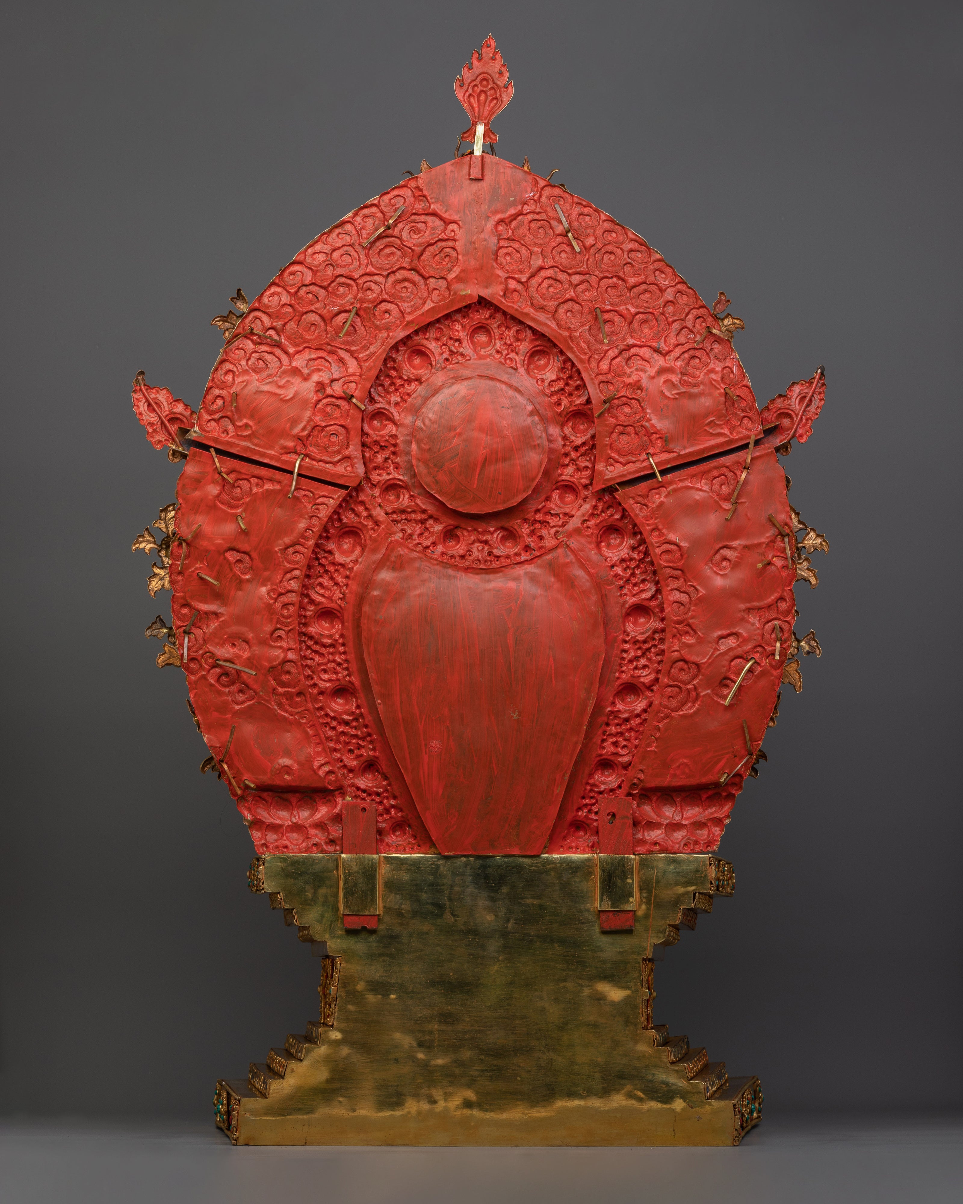 Exquisite Green Tara Statue | 40.4” Handcrafted Copper Statue with 24K Gold Gilding