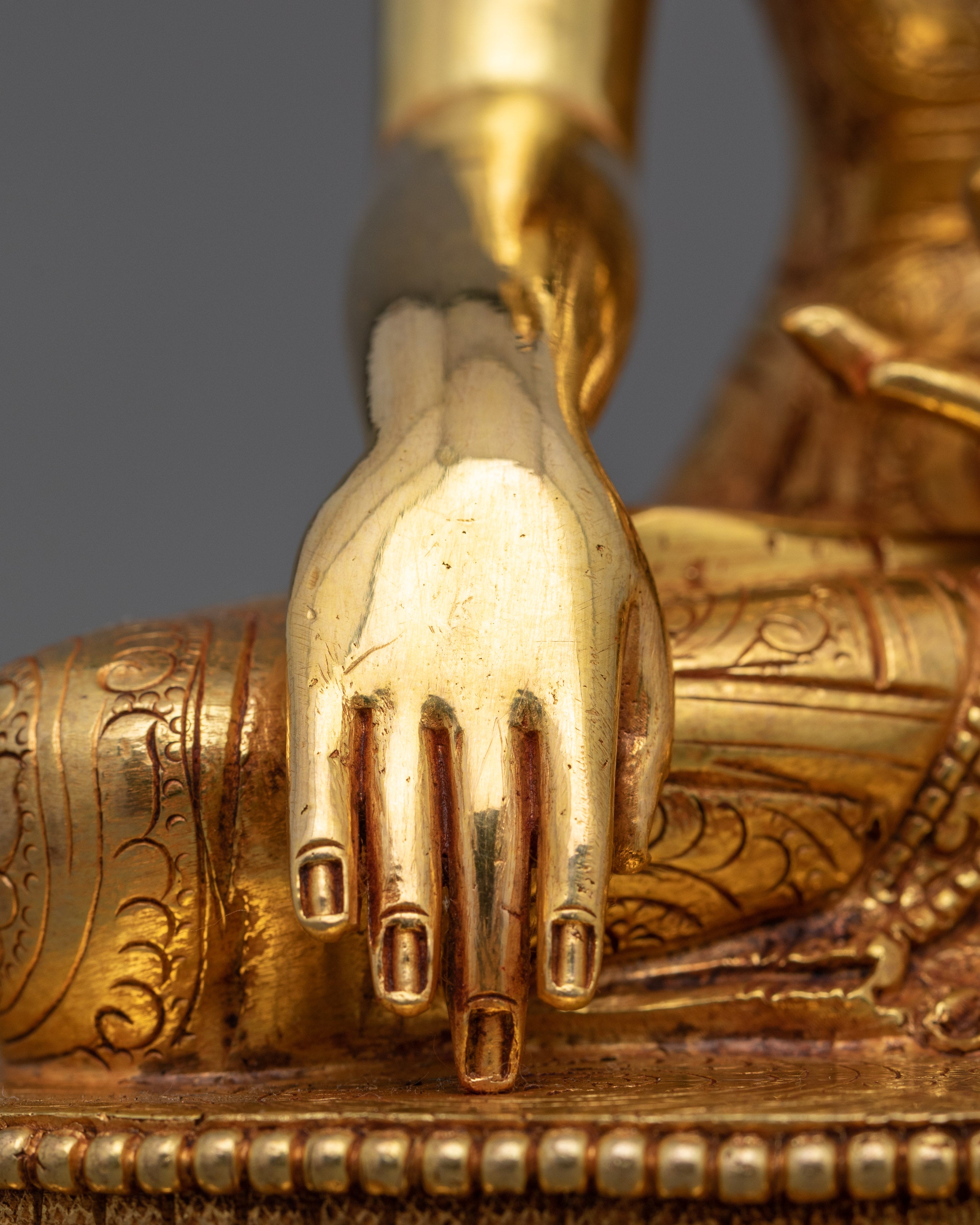 8.7 Inch Tibetan Buddhist Figure Shakyamuni | Dharma Teacher Artwork