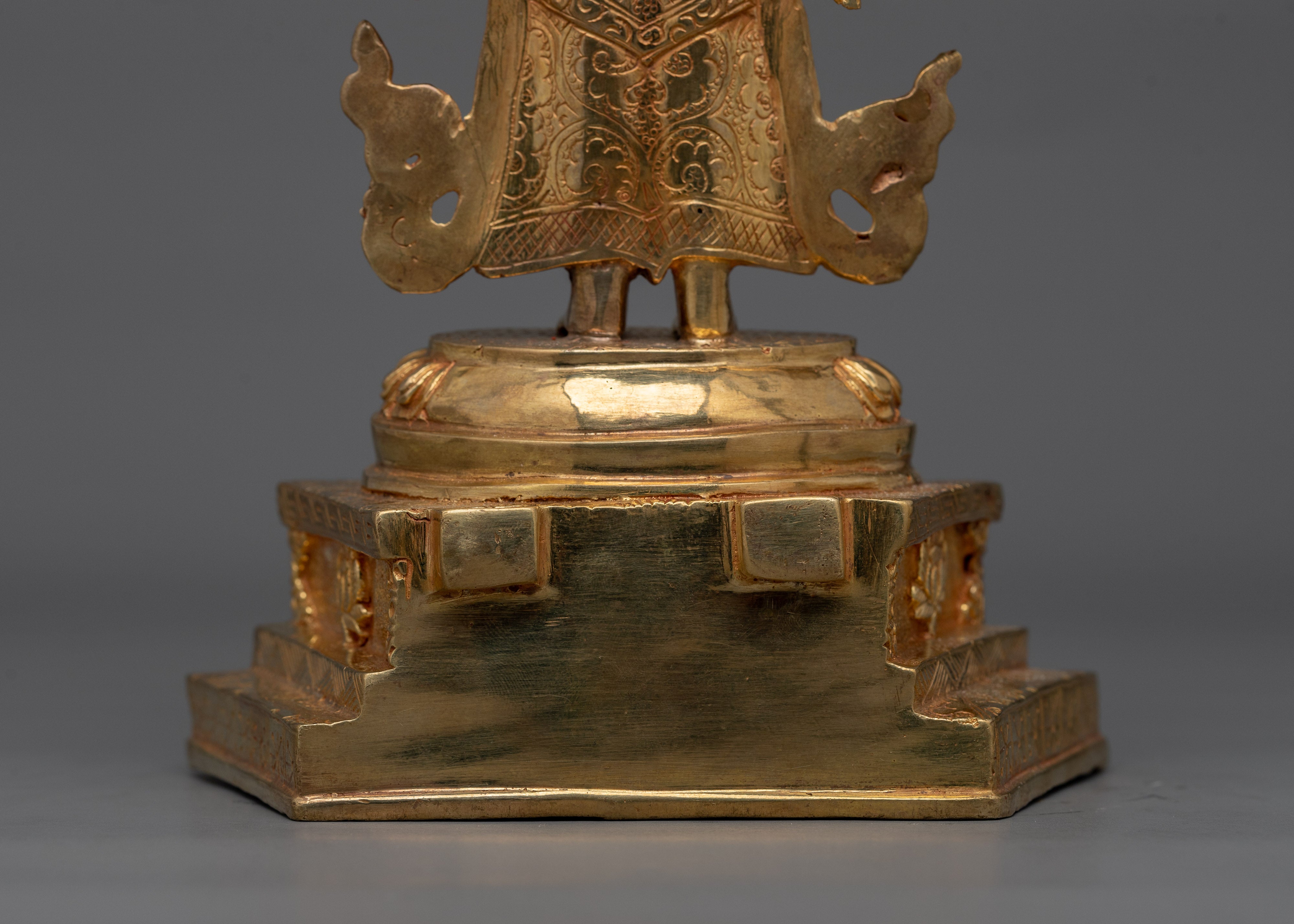 Handcrafted 1000-Armed Chenrezig Statue | 14.6” 24K Gold Gilded Sculpture