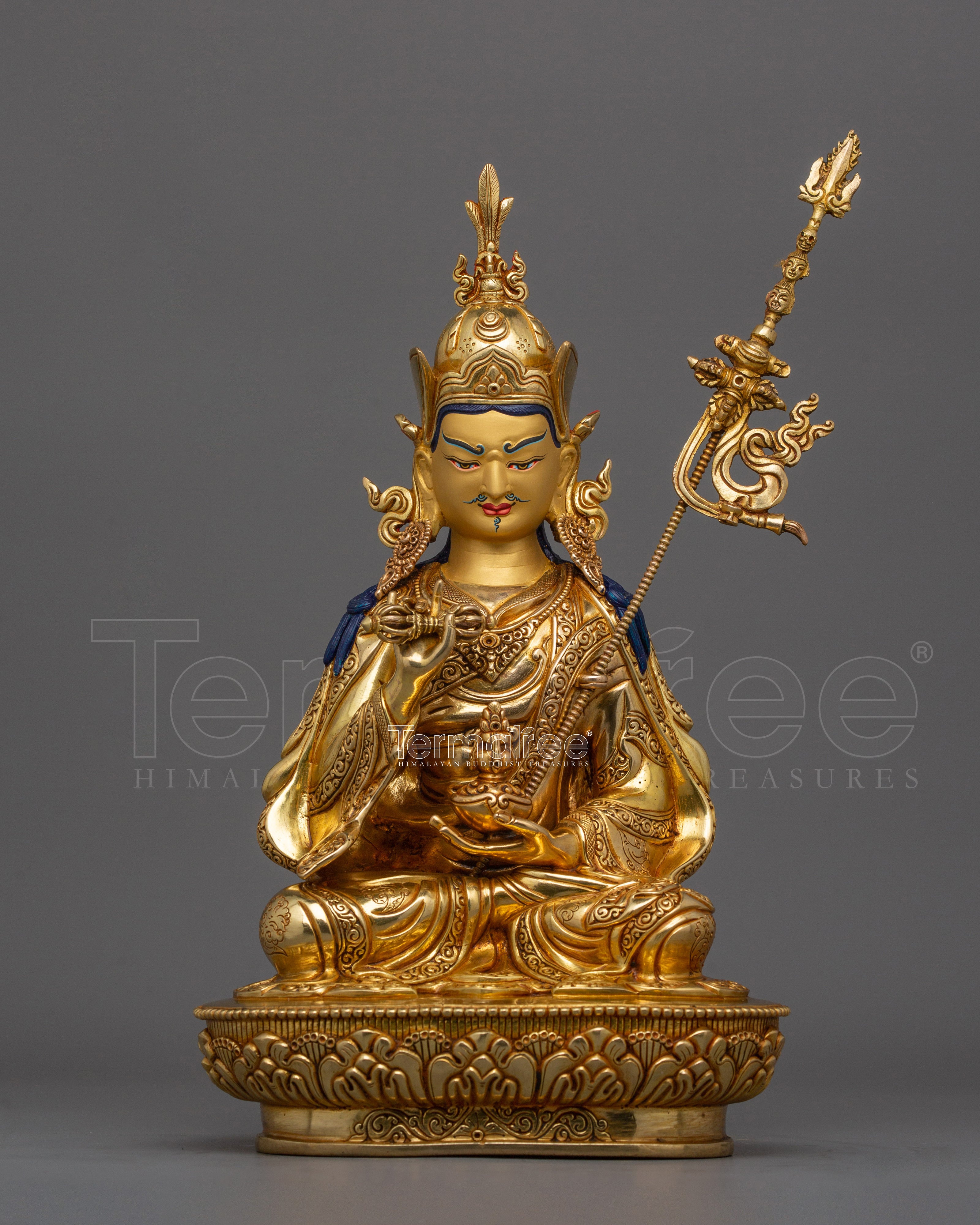 Wrathful Deity Guru Tsokye Dorje Statue | Tibetan Buddhist Tantric Master Altar Decor