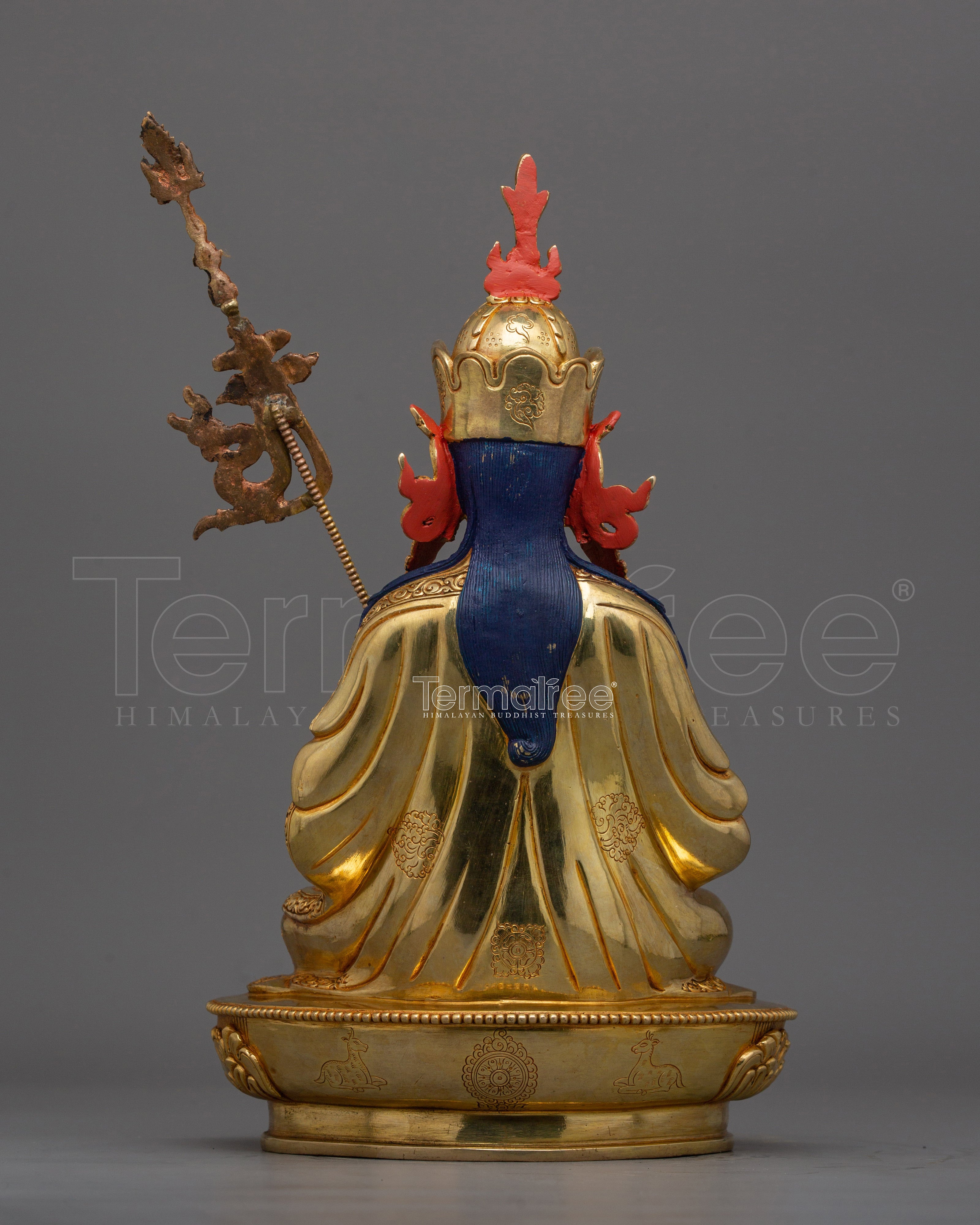 Wrathful Deity Guru Tsokye Dorje Statue | Tibetan Buddhist Tantric Master Altar Decor