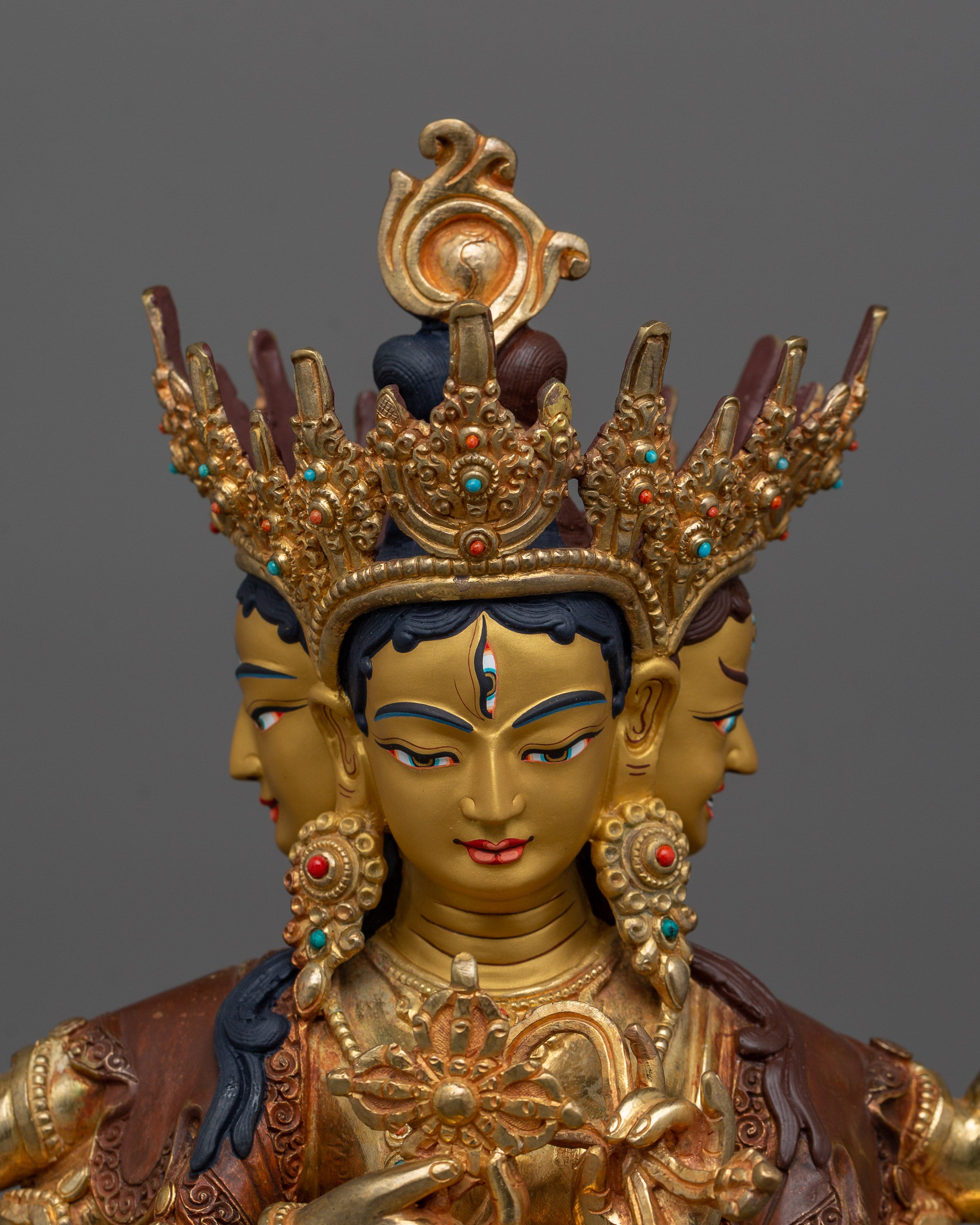 Namgyalma Sadhana Statue | Handmade Figure of Long Life and Purification