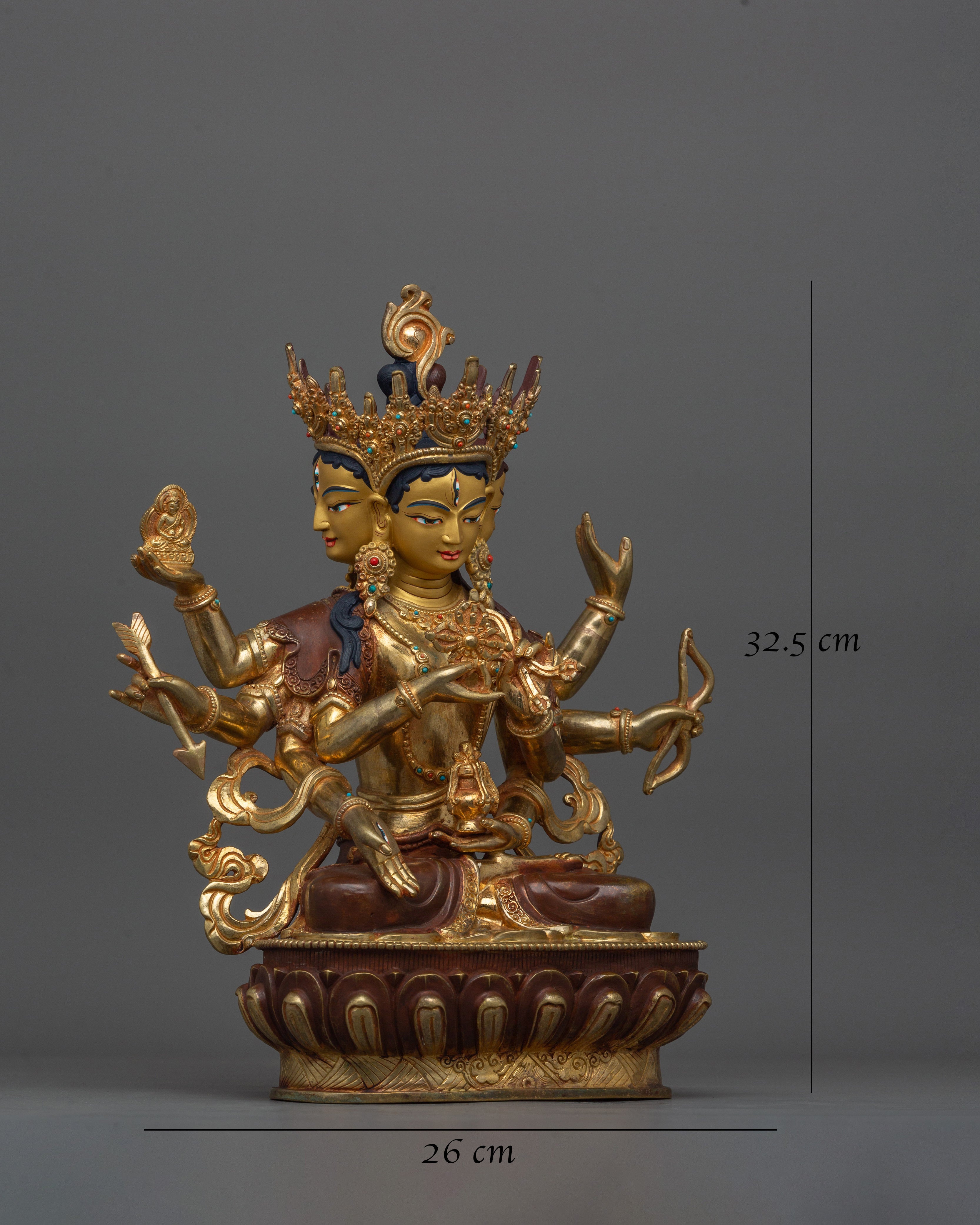 Namgyalma Sadhana Statue | Handmade Figure of Long Life and Purification
