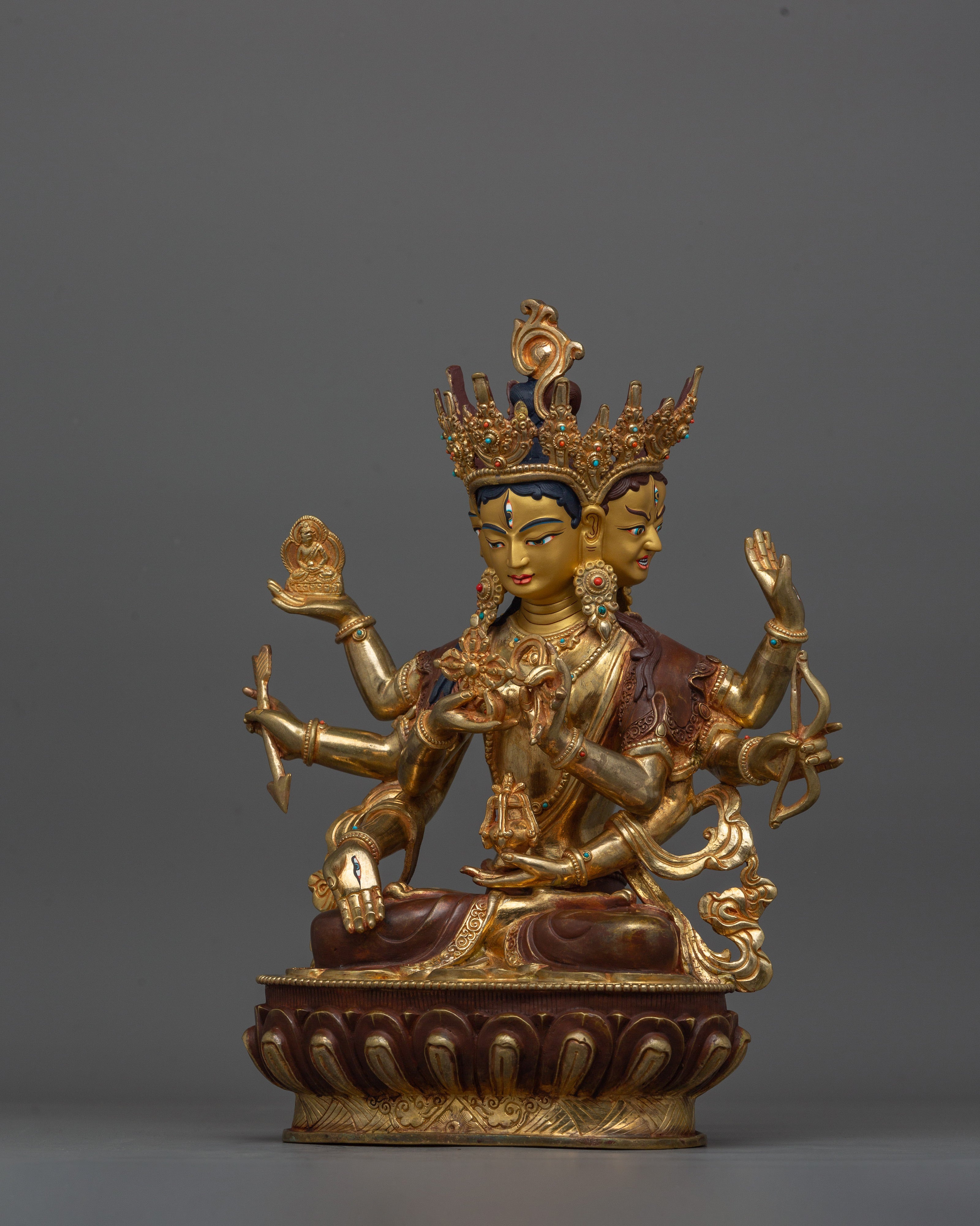 Namgyalma Sadhana Statue | Handmade Figure of Long Life and Purification