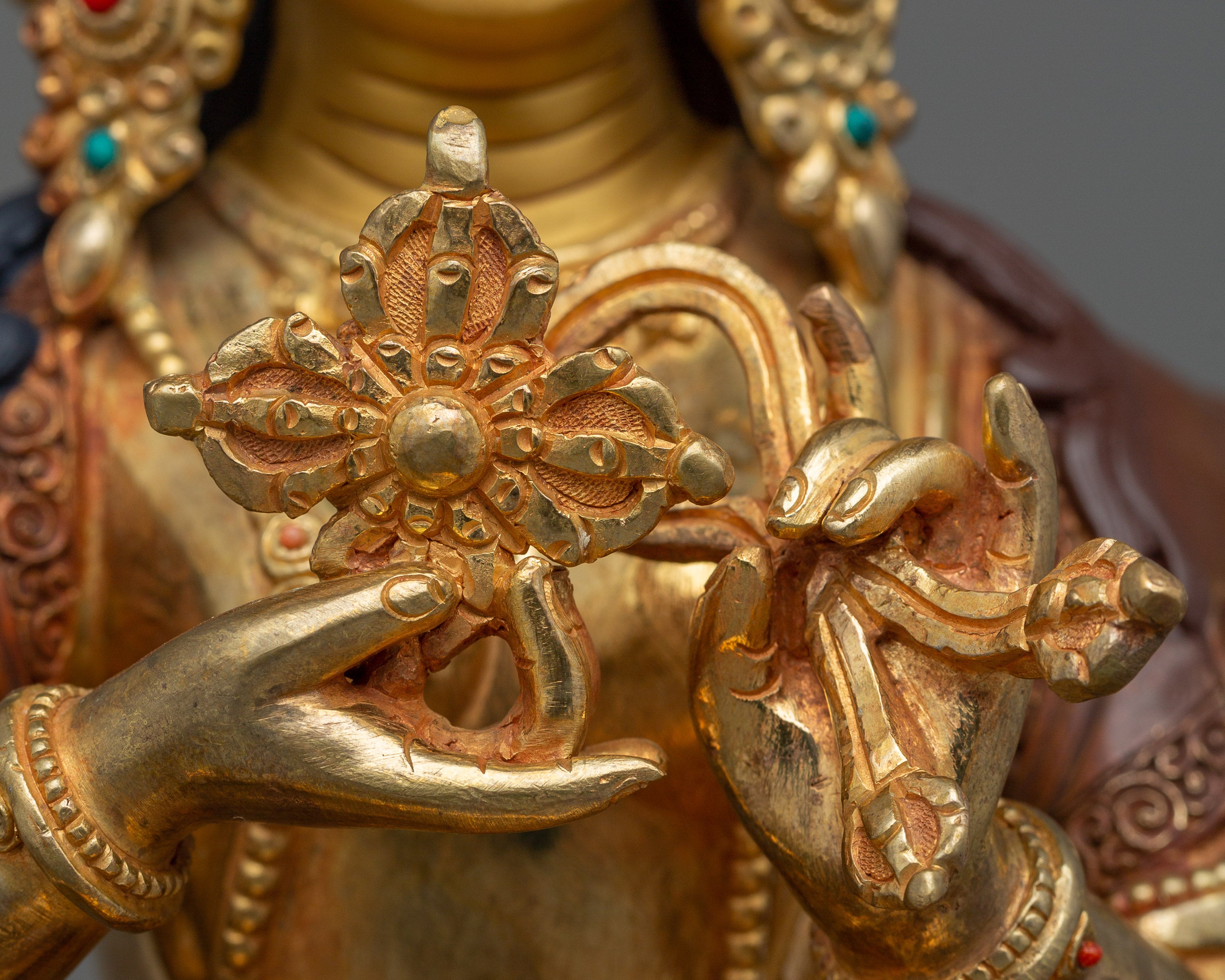 Namgyalma Sadhana Statue | Handmade Figure of Long Life and Purification