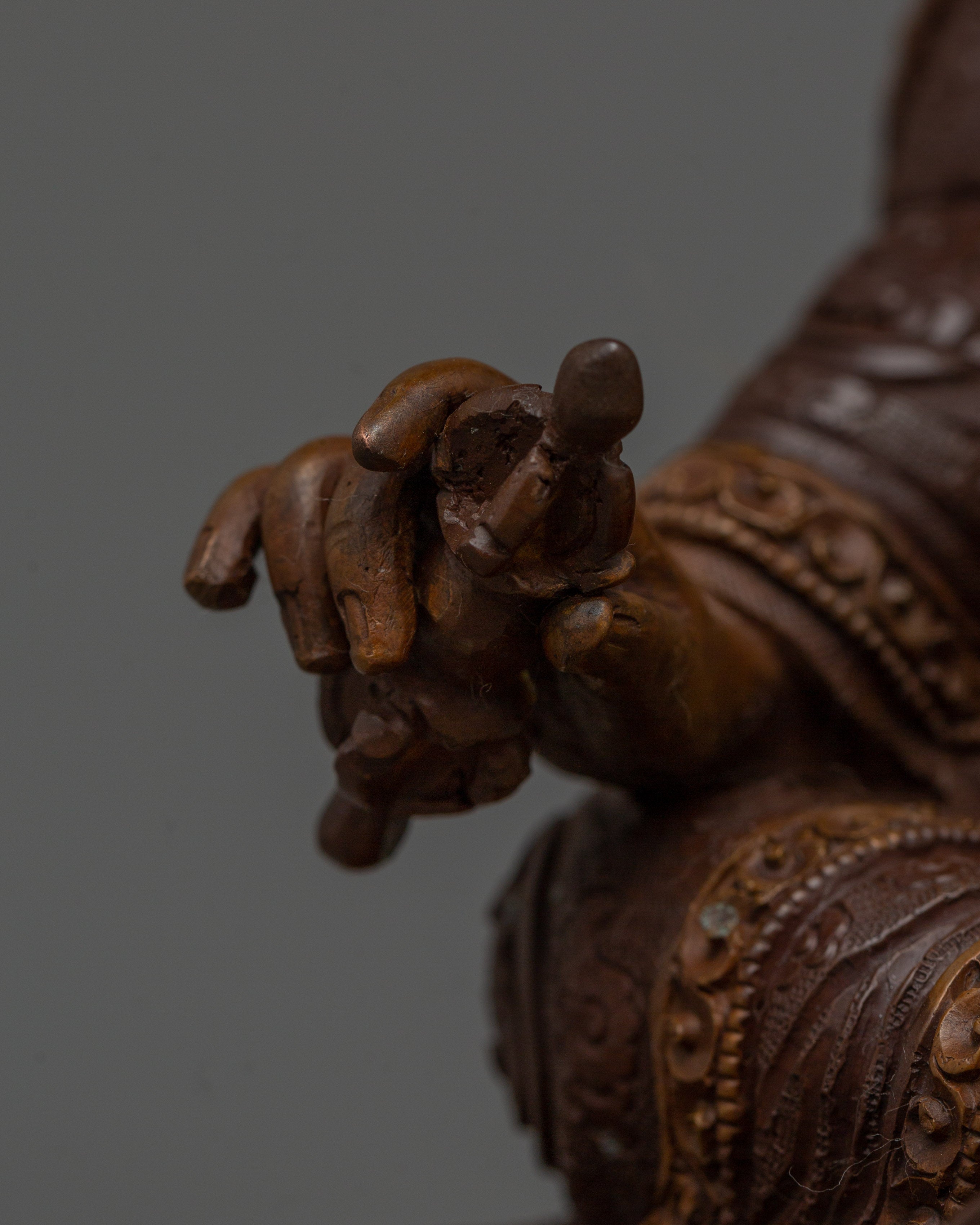 Padmasambhava The Second Buddha Statue | Oxidized Copper Buddhist Guru