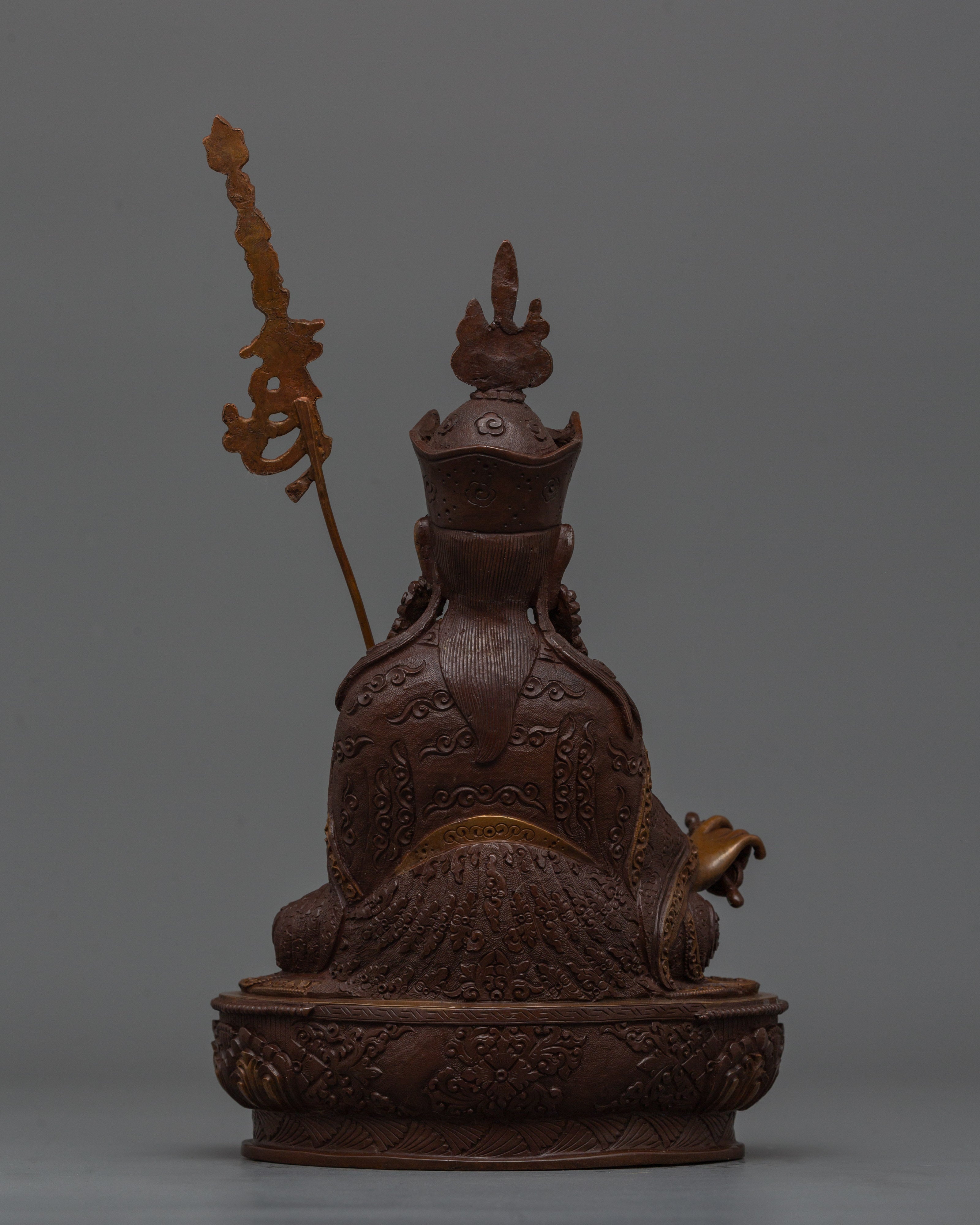 Padmasambhava The Second Buddha Statue | Oxidized Copper Buddhist Guru