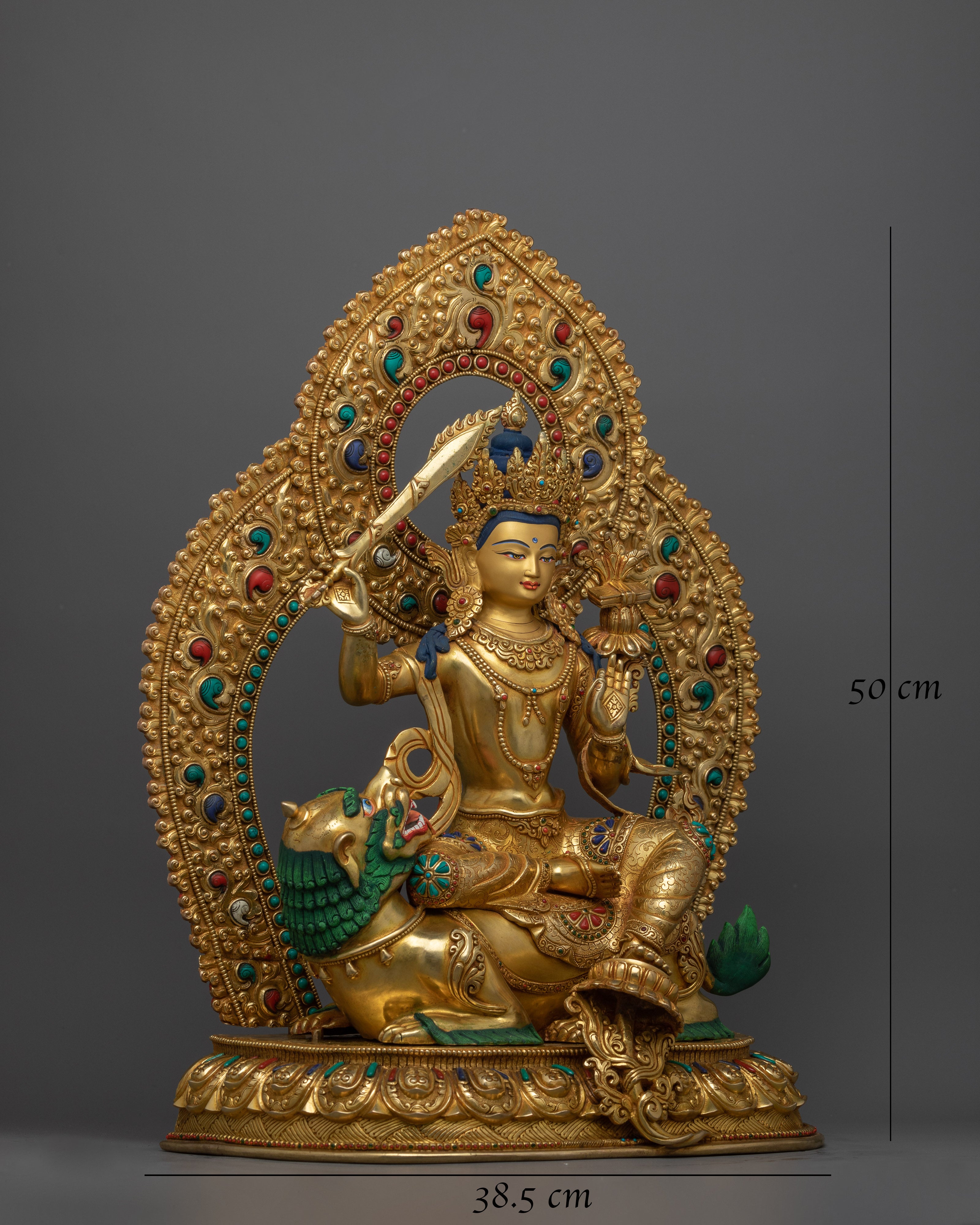 wisdom-deity-simhanada-manjushri