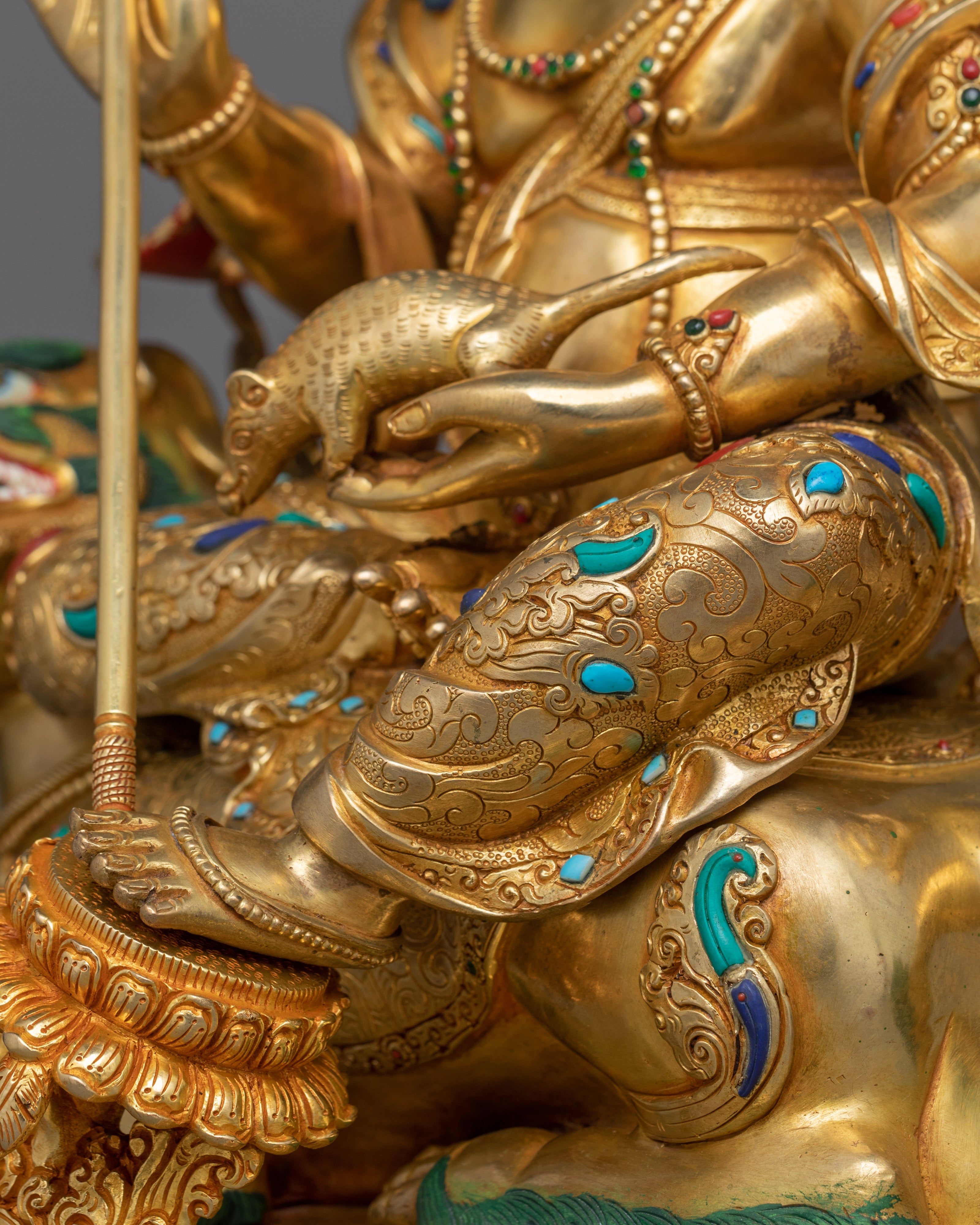 Deity Namtoshe or Vaishravana Statue | The Lord of Wealth and Prosperity