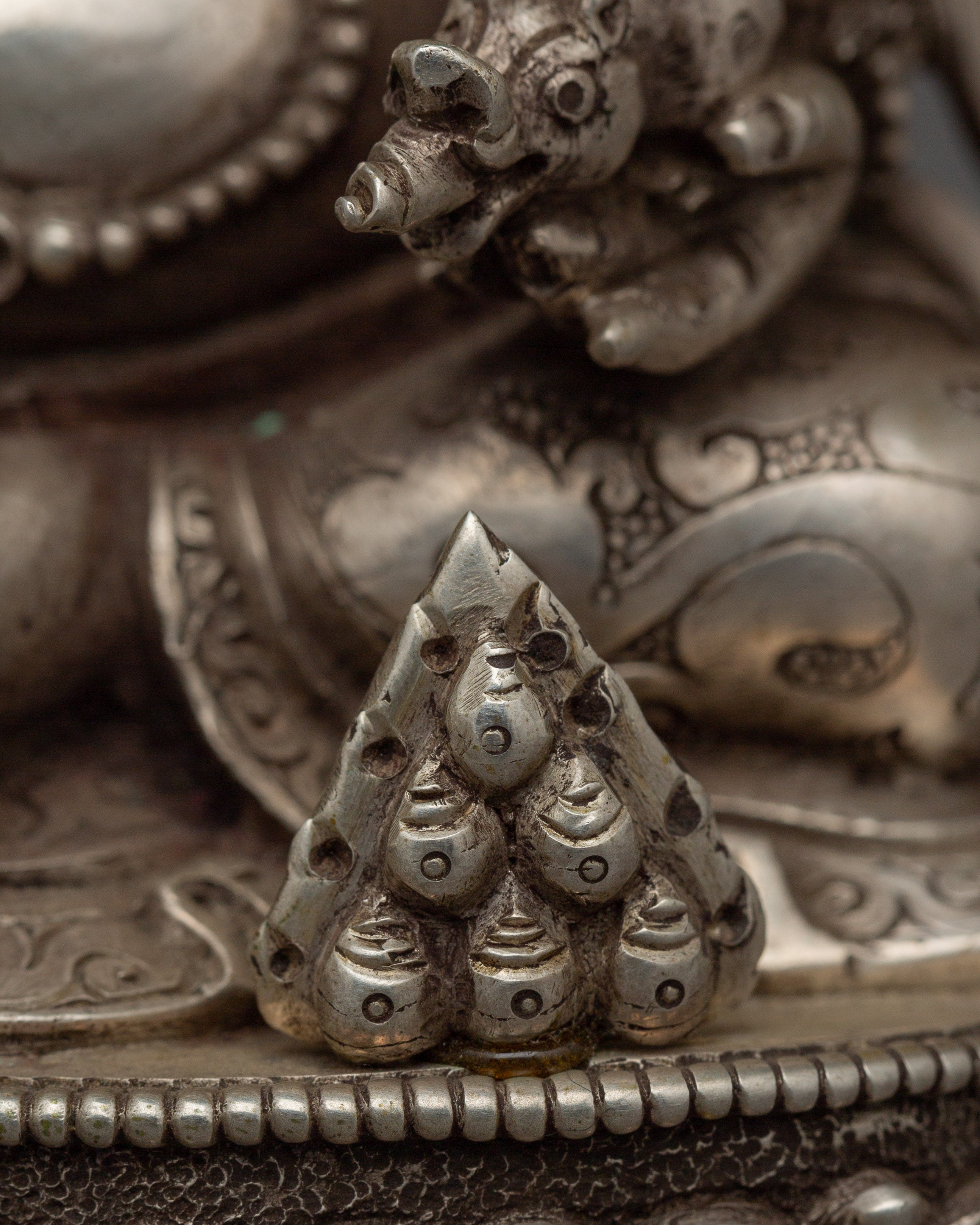 Dzambhala Buddhist Wealth Deity Altar Statue | A Symbol of Infinite Blessings