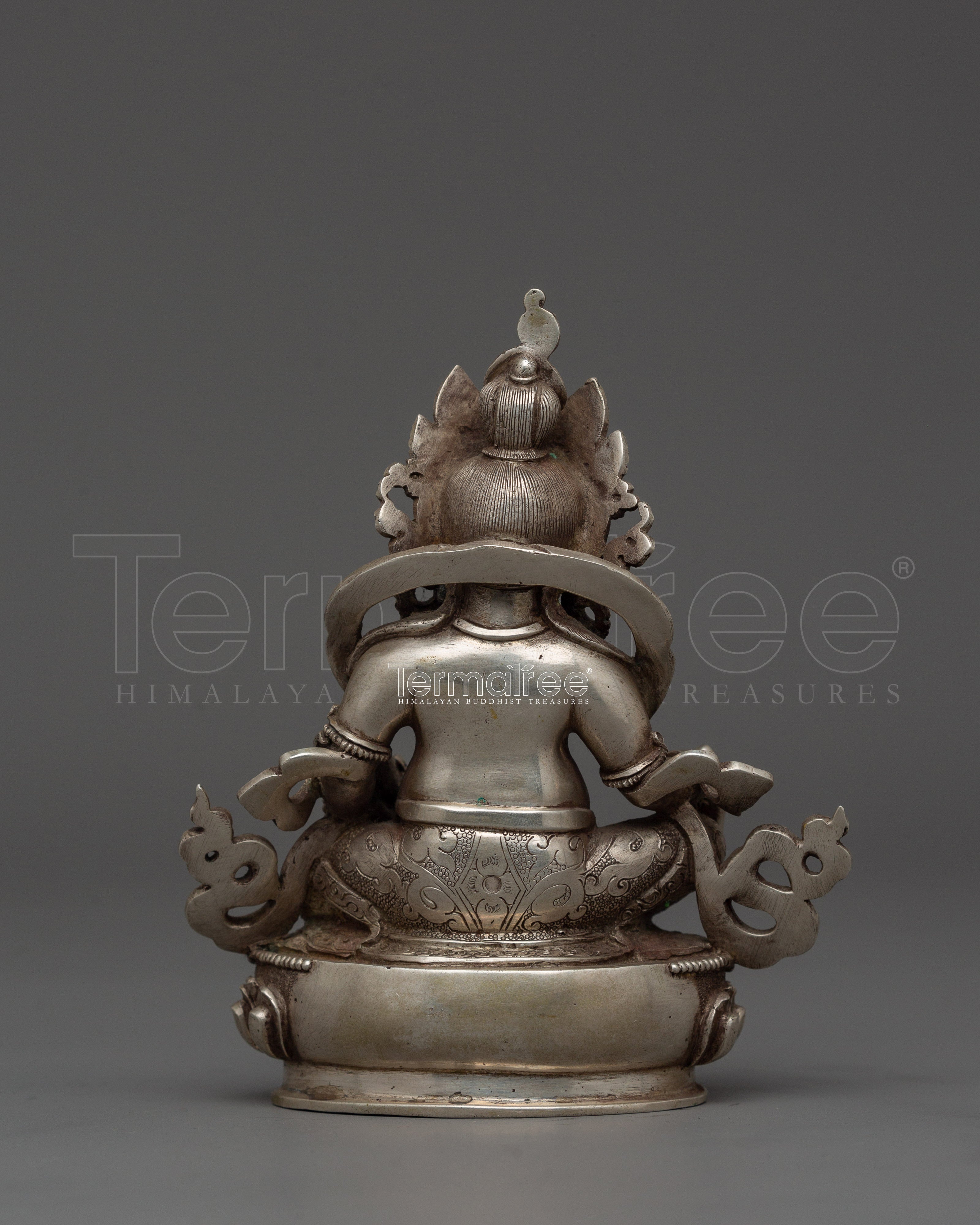 Dzambhala Buddhist Wealth Deity Altar Statue | A Symbol of Infinite Blessings