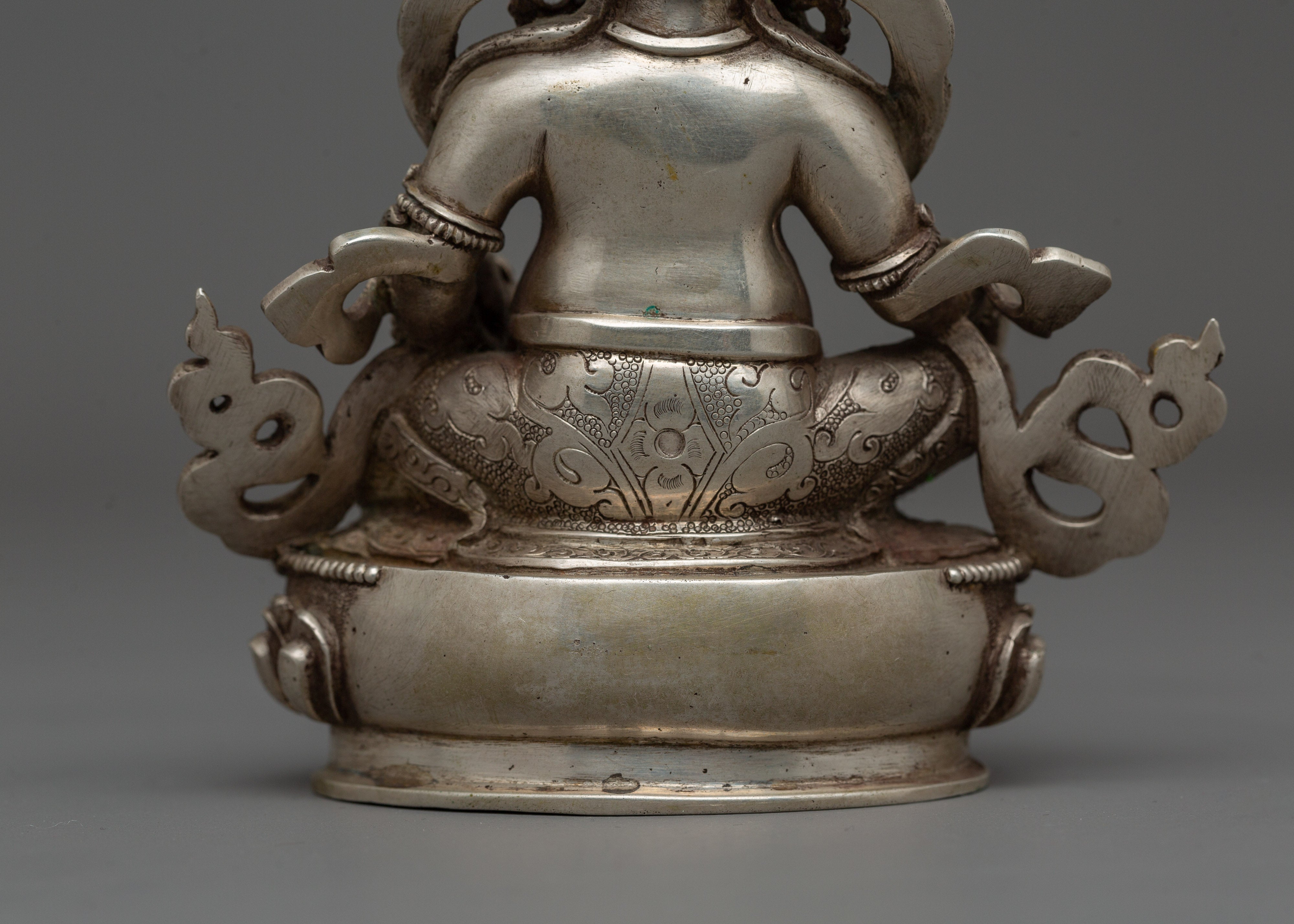 Dzambhala Buddhist Wealth Deity Altar Statue | A Symbol of Infinite Blessings