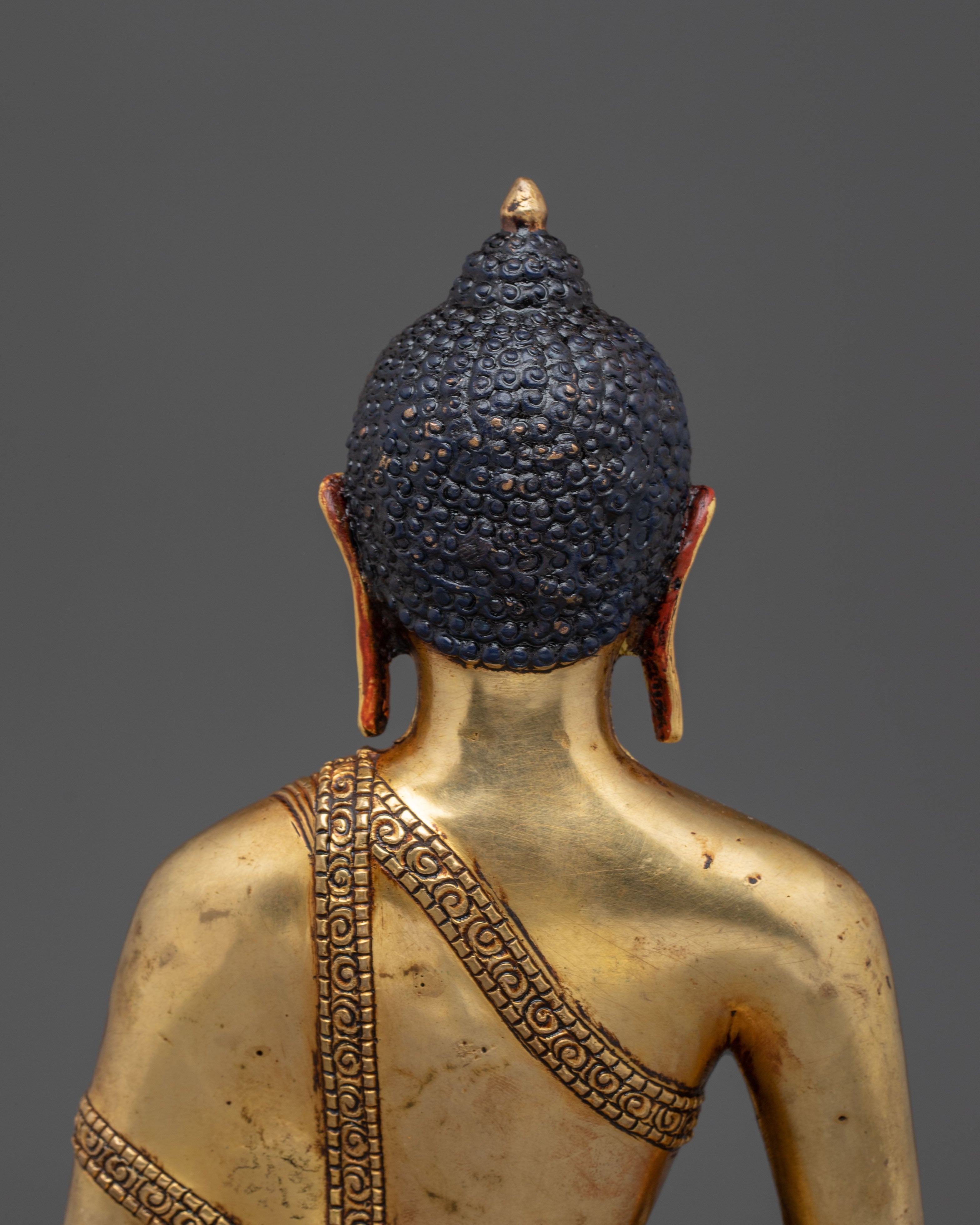 Handmade Amitabha Buddha Statue for Altars | Traditional Tibetan Art