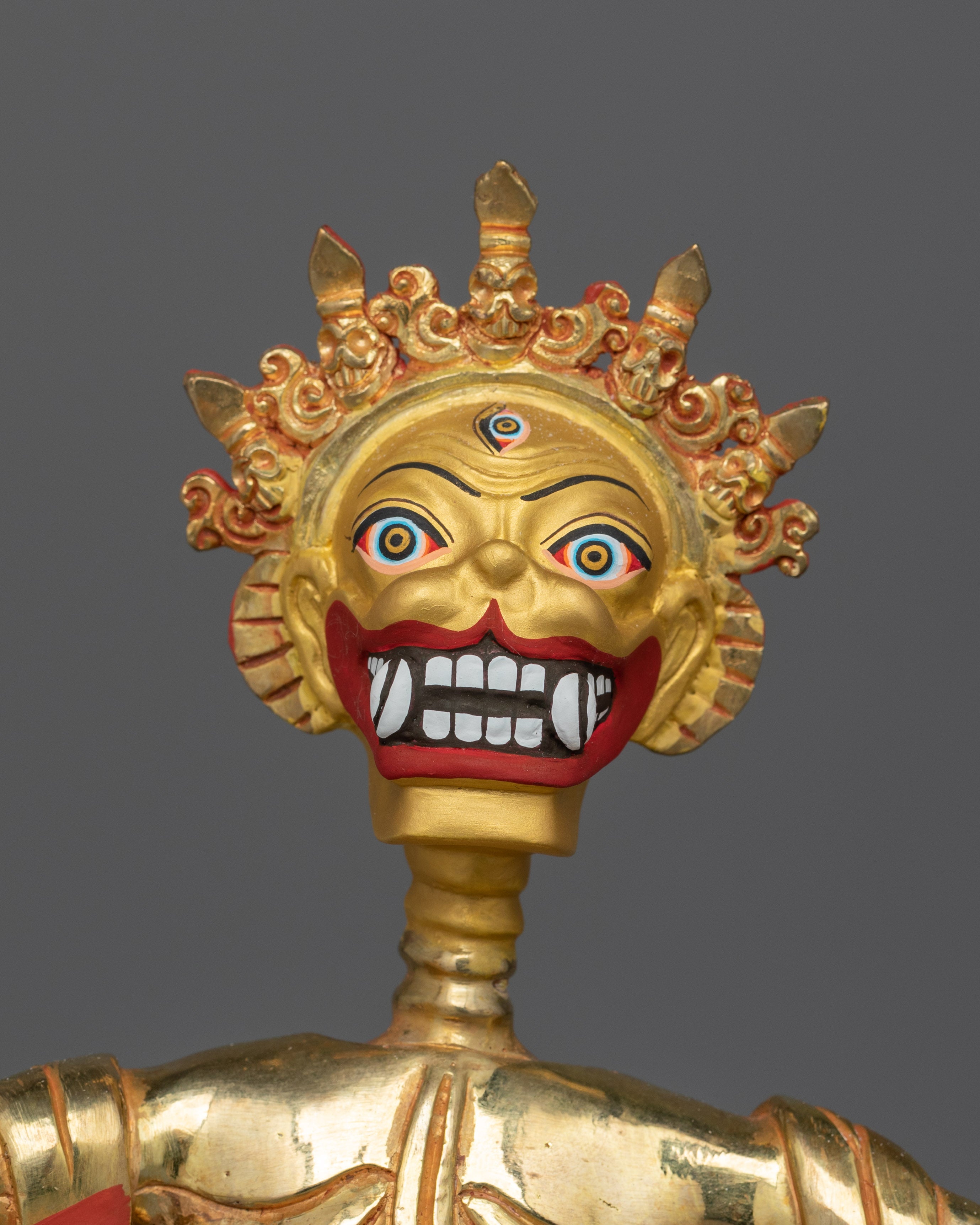 Chitipati Buddhist Protector Deity Sculpture | Lord of the Cremation Grounds