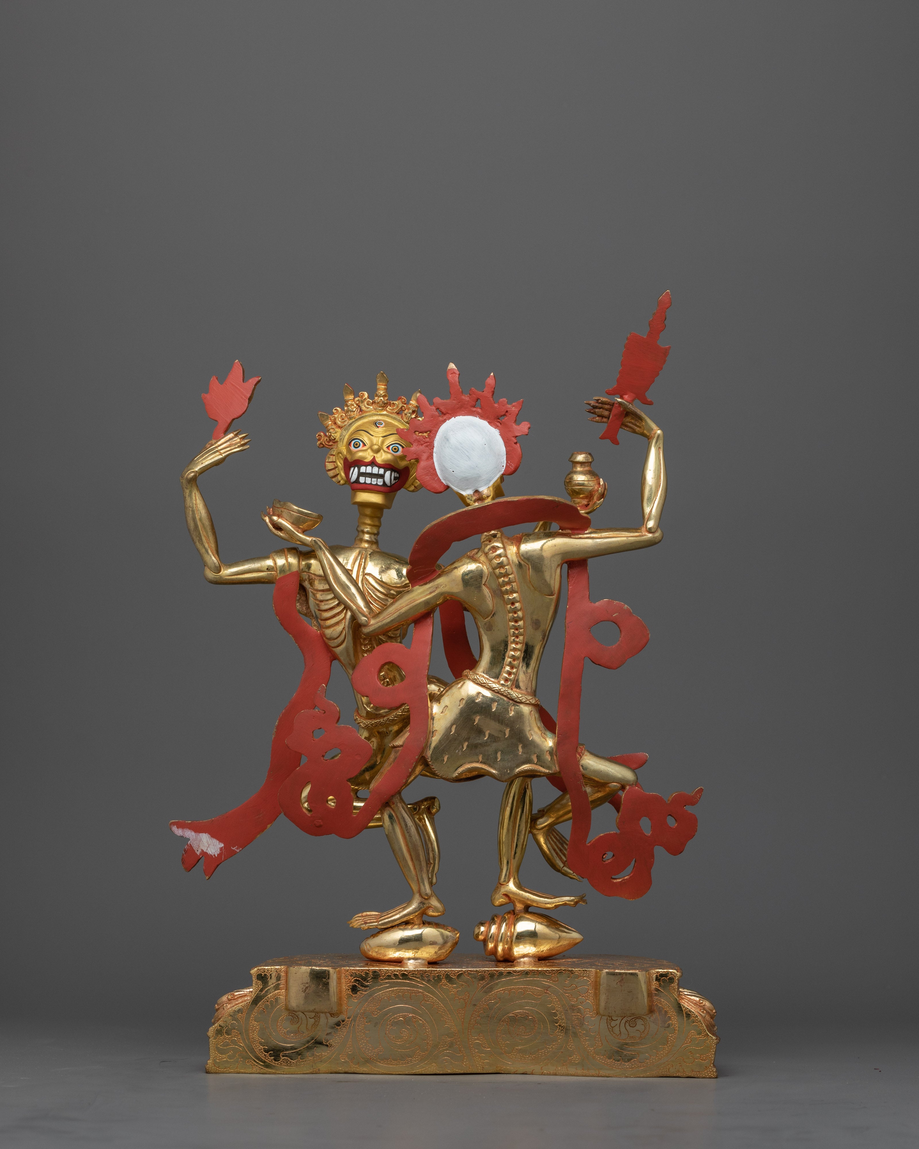 Chitipati Buddhist Protector Deity Sculpture | Lord of the Cremation Grounds