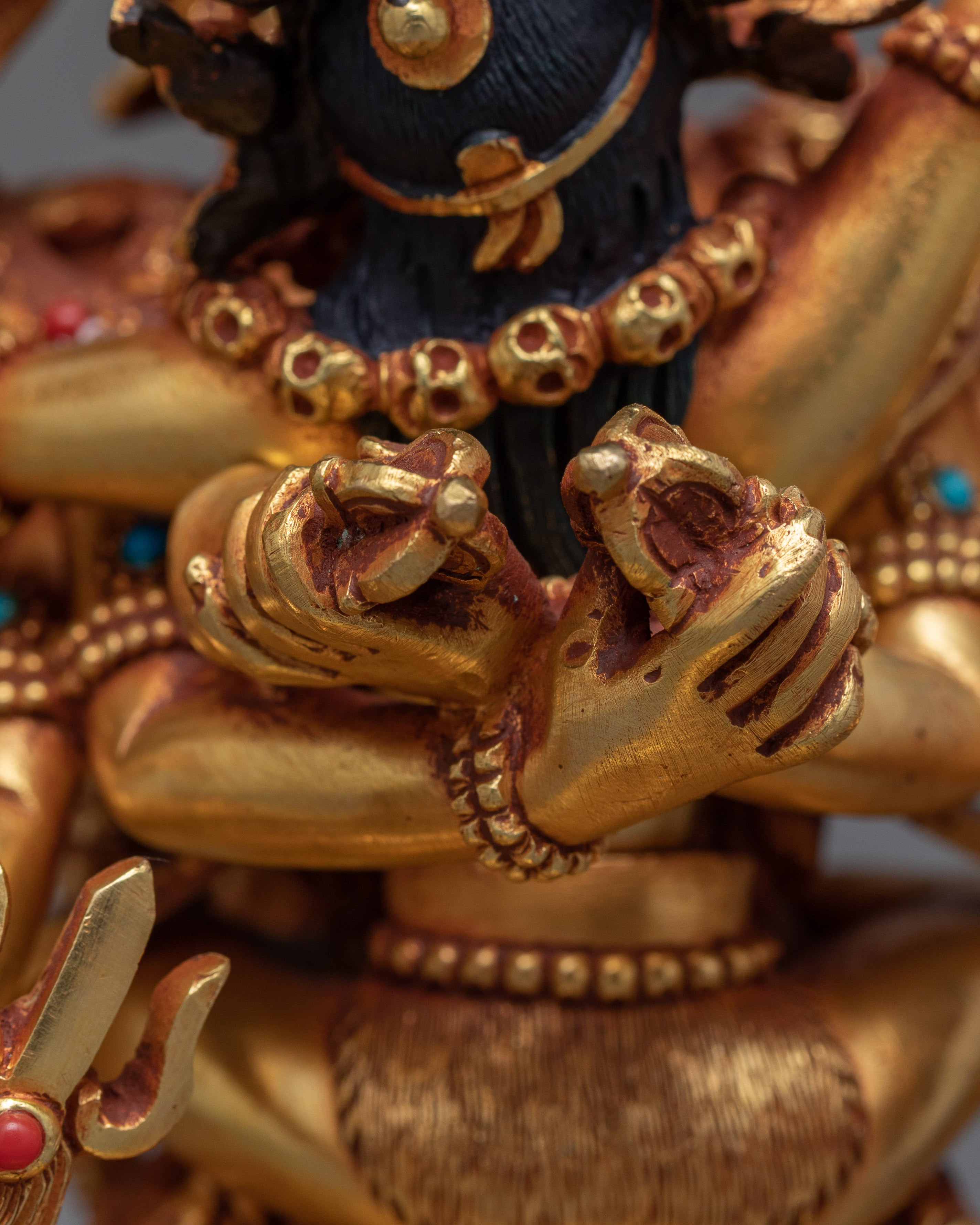 Chakrasamvara Tantric Meditational Yidam Statue | Vajrayana Rituals Wrathful Deity