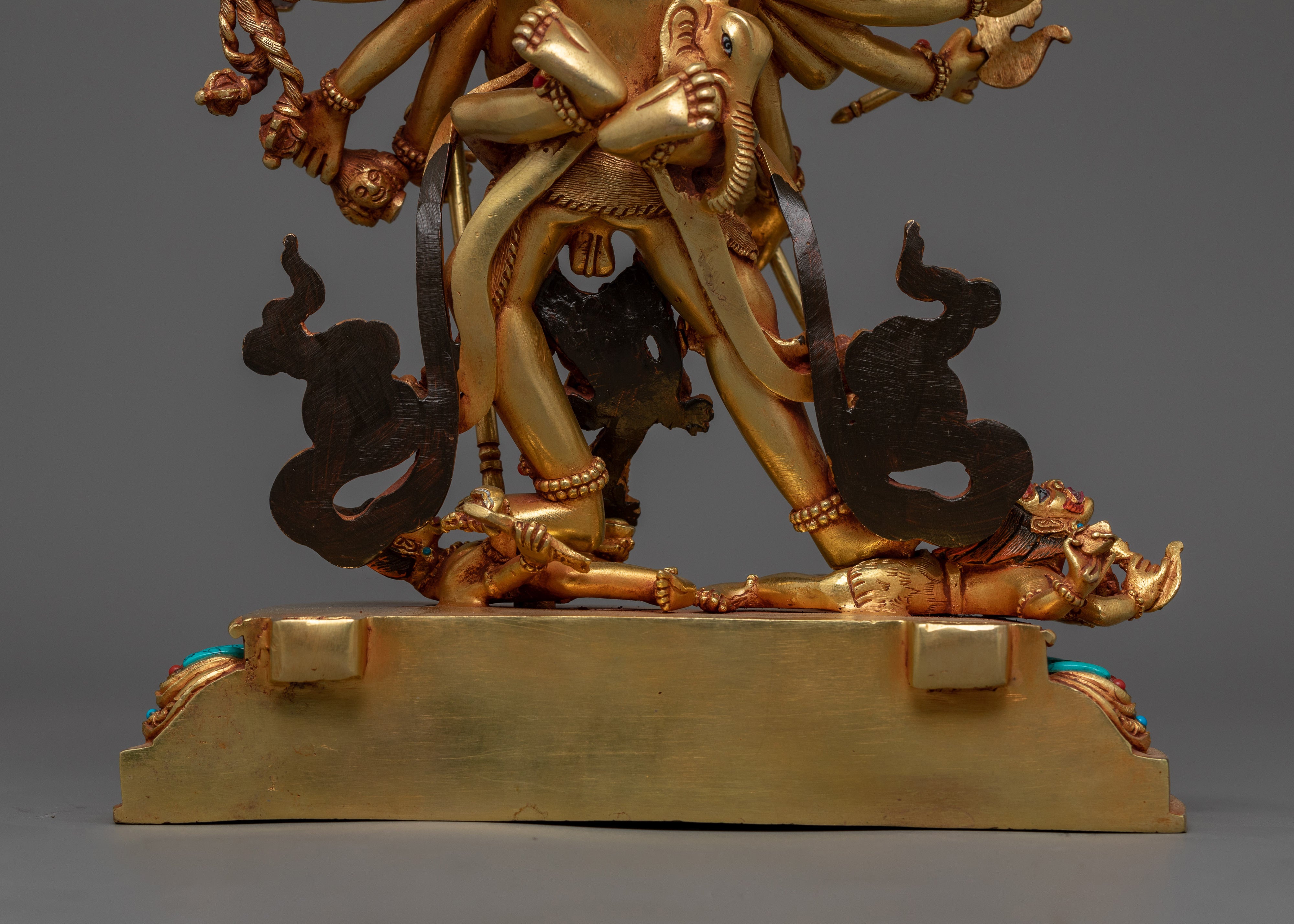 Chakrasamvara Tantric Meditational Yidam Statue | Vajrayana Rituals Wrathful Deity