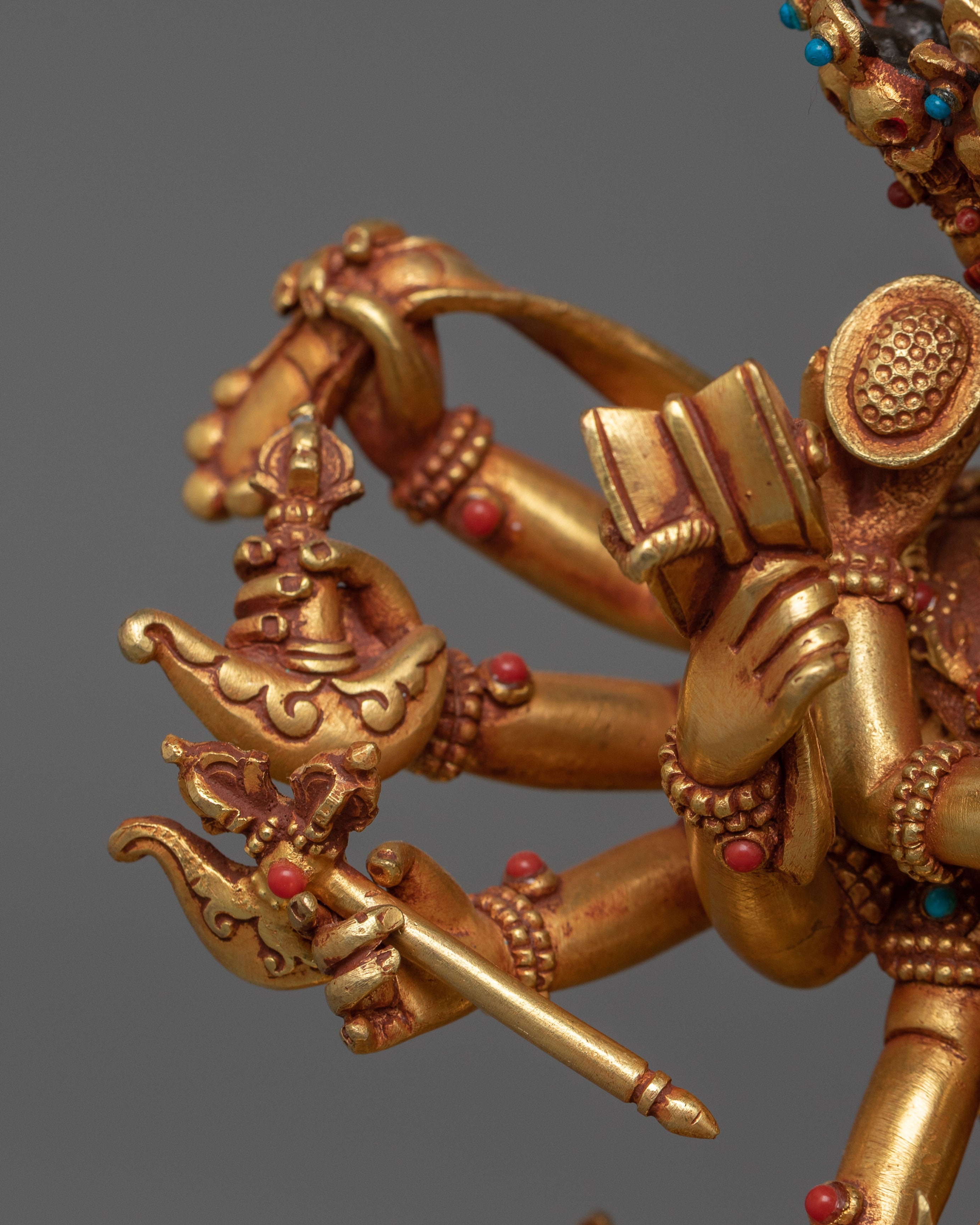 Chakrasamvara Tantric Meditational Yidam Statue | Vajrayana Rituals Wrathful Deity