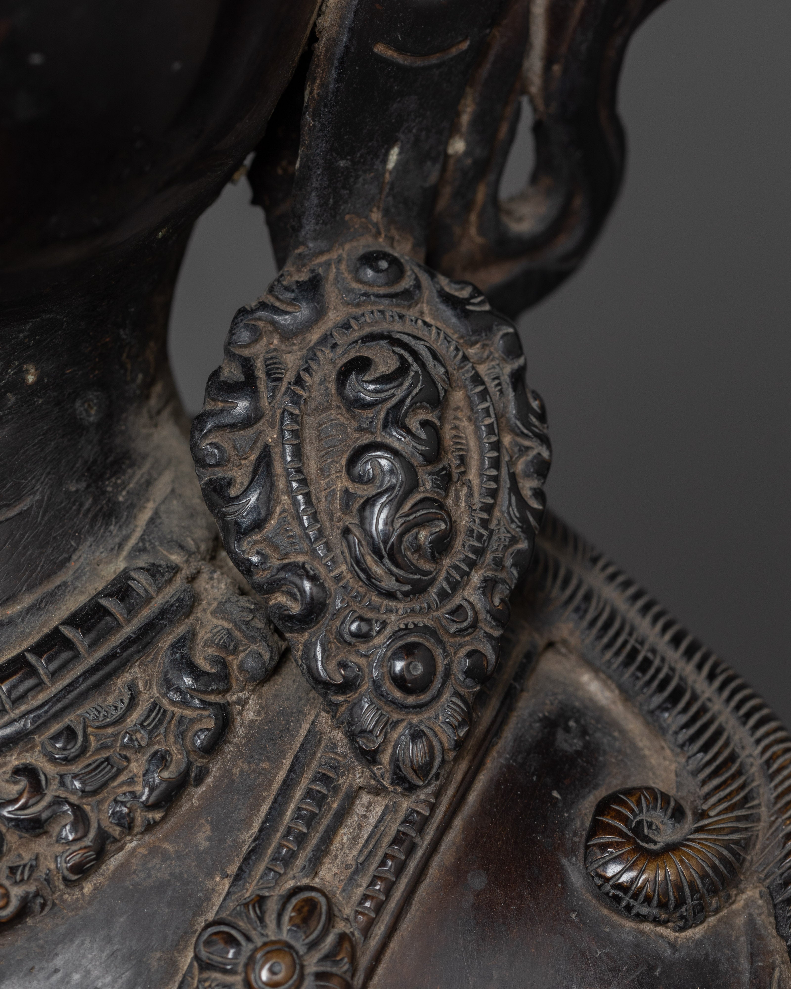 60 Years old Antique Buddhist Deity Vajradhara Statue | Wisdom and Purity Art